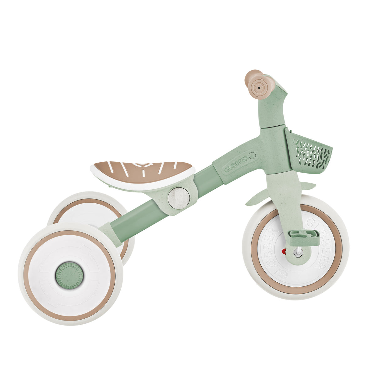 Globber 2-IN-1 Learning Trike Plus Ecologic - Pistachio