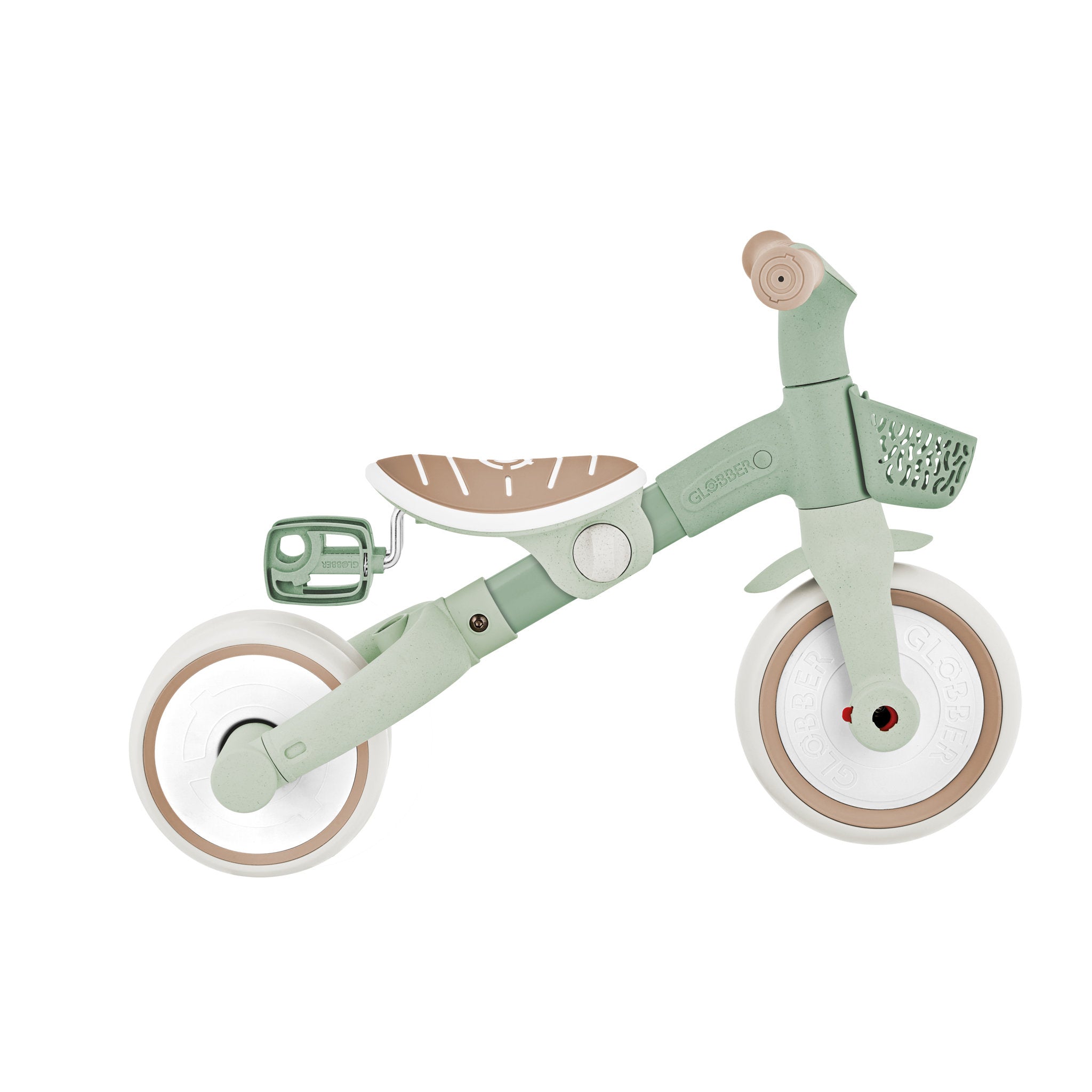 Globber Learning Trike 3 In 1 Plus Ecologic - Pistachio