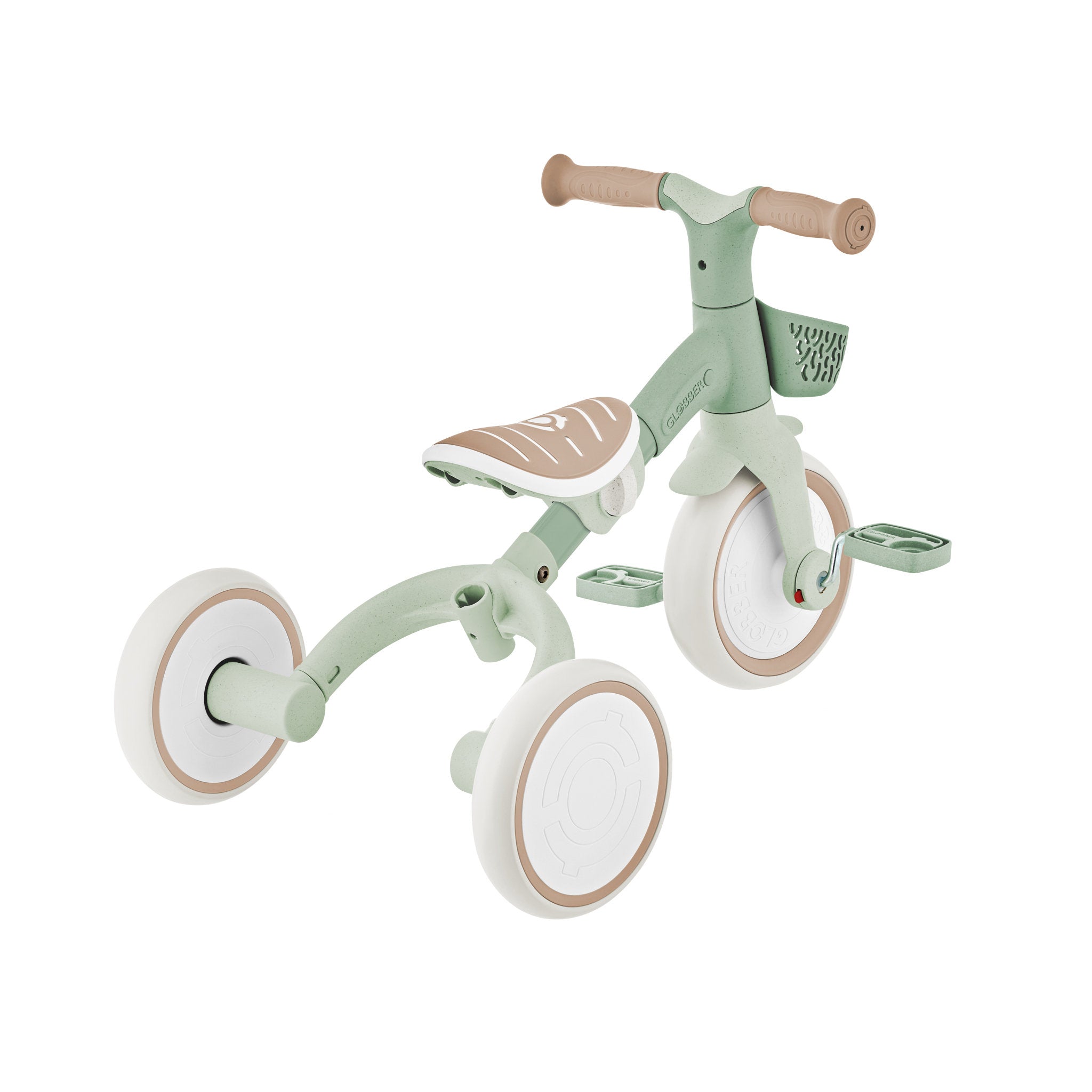 Globber Learning Trike 3 In 1 Plus Ecologic - Pistachio