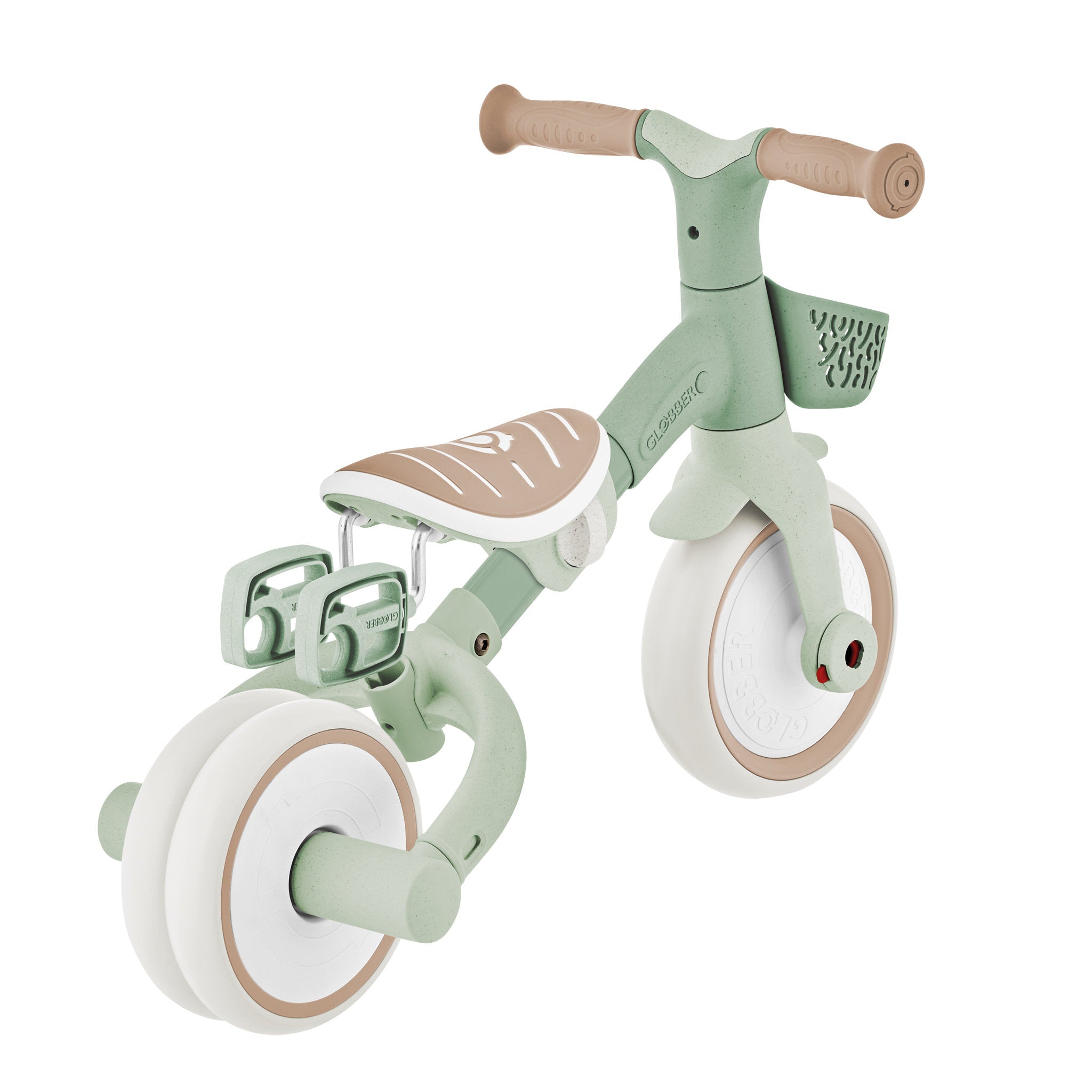 Globber Learning Trike 3 In 1 Plus Ecologic - Pistachio