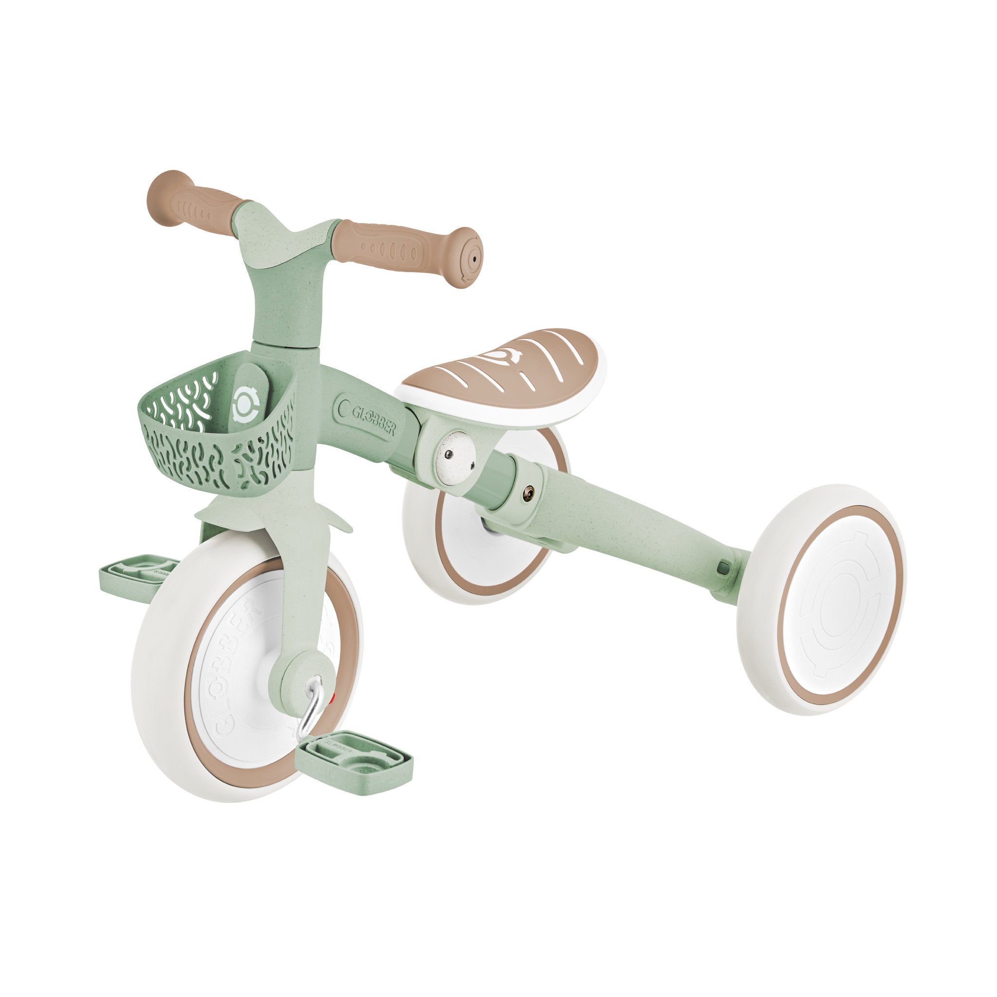Globber Learning Trike 3 In 1 Plus Ecologic - Pistachio