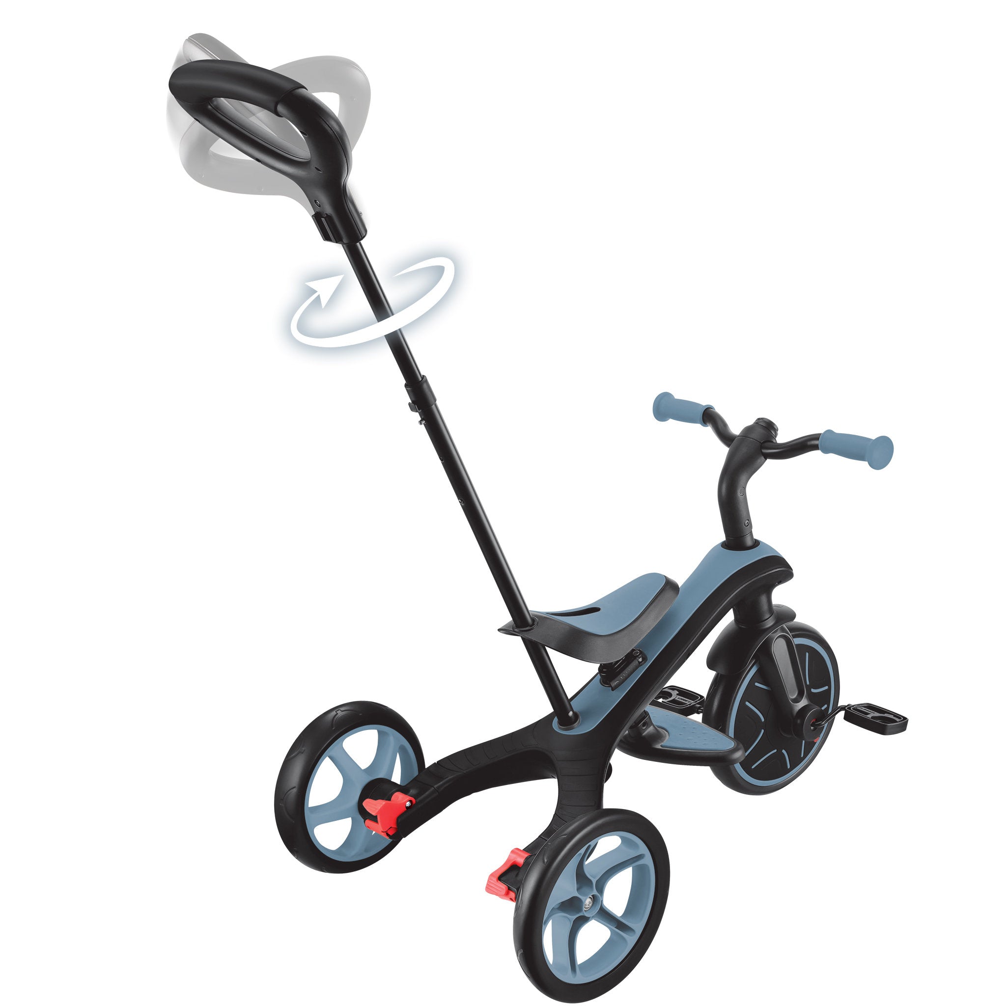 Globber Explorer Trike 4 In 1 - Ash Blue