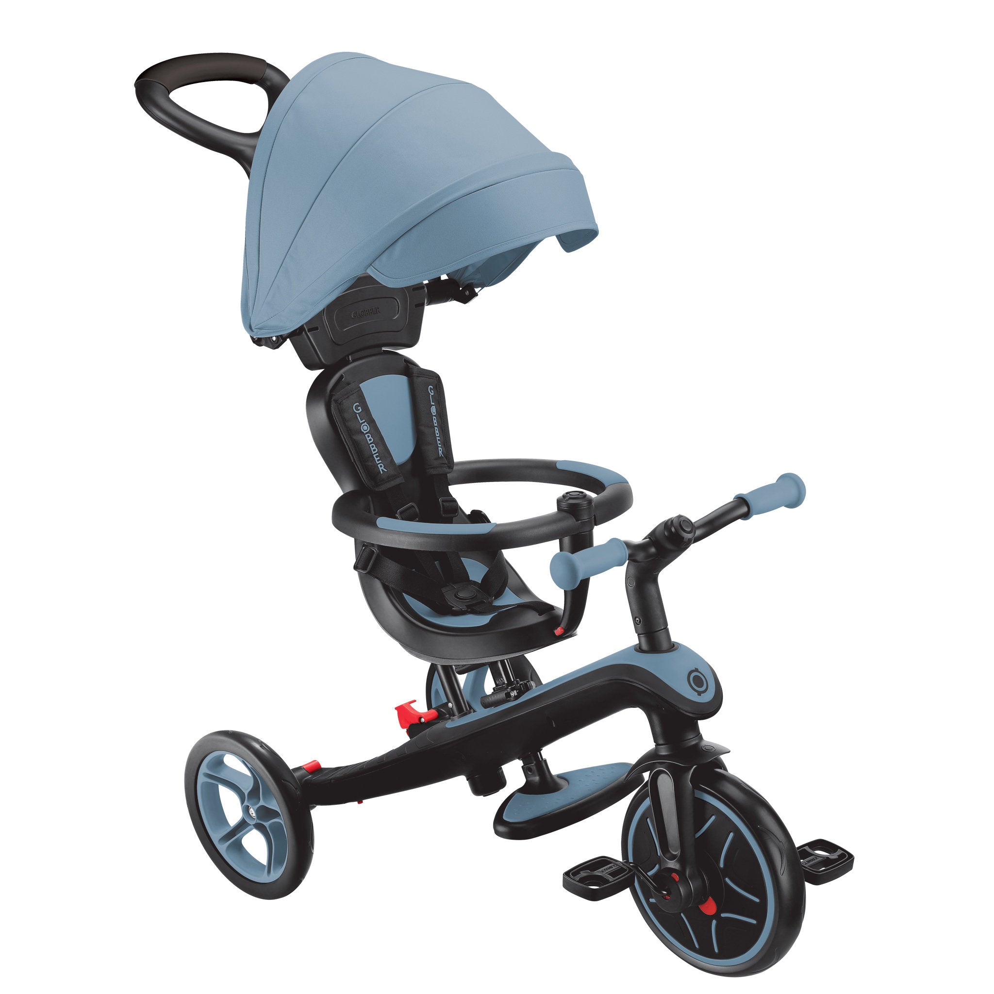 Globber Explorer Trike 4 In 1 - Ash Blue