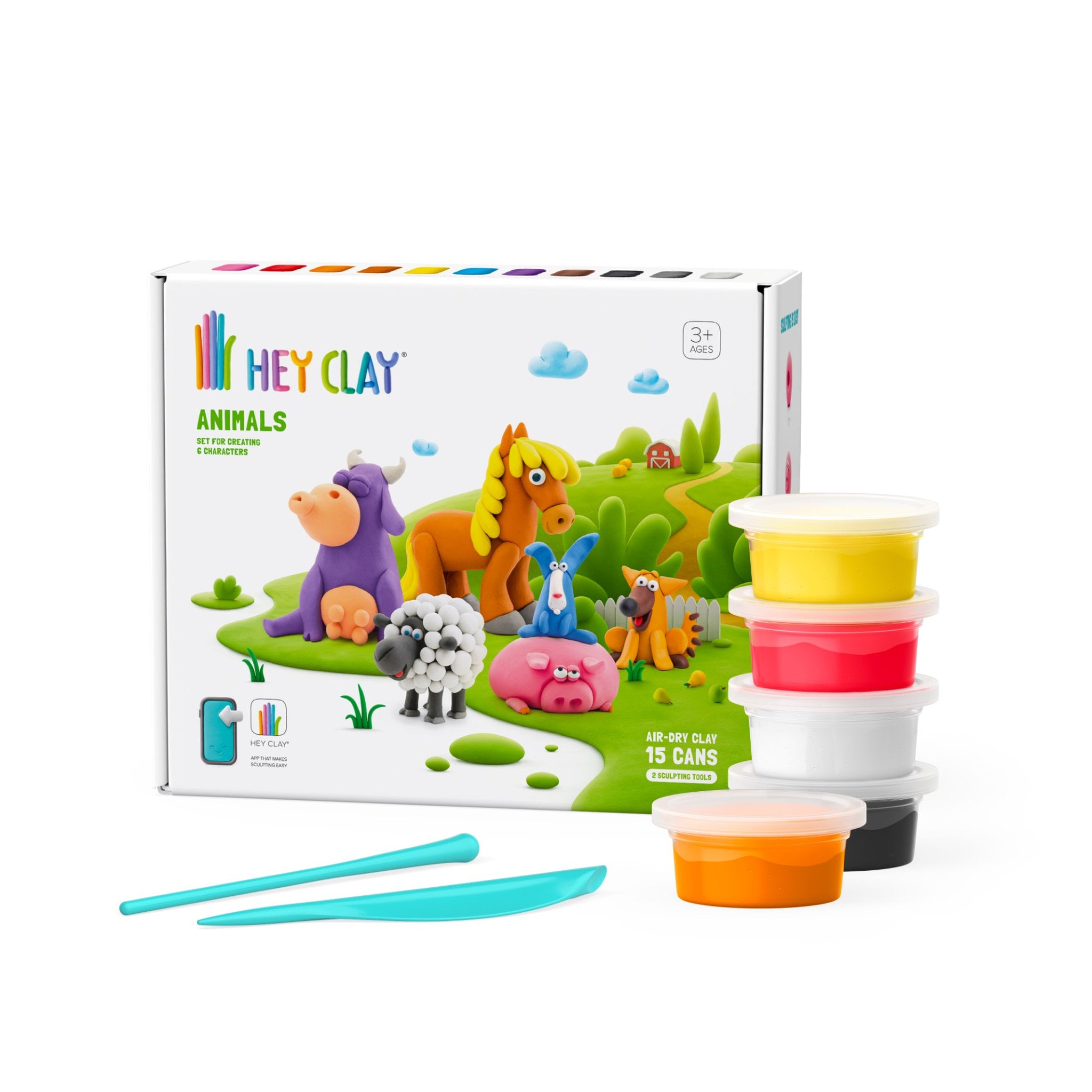 Hey Clay Animals Set 15 Cans