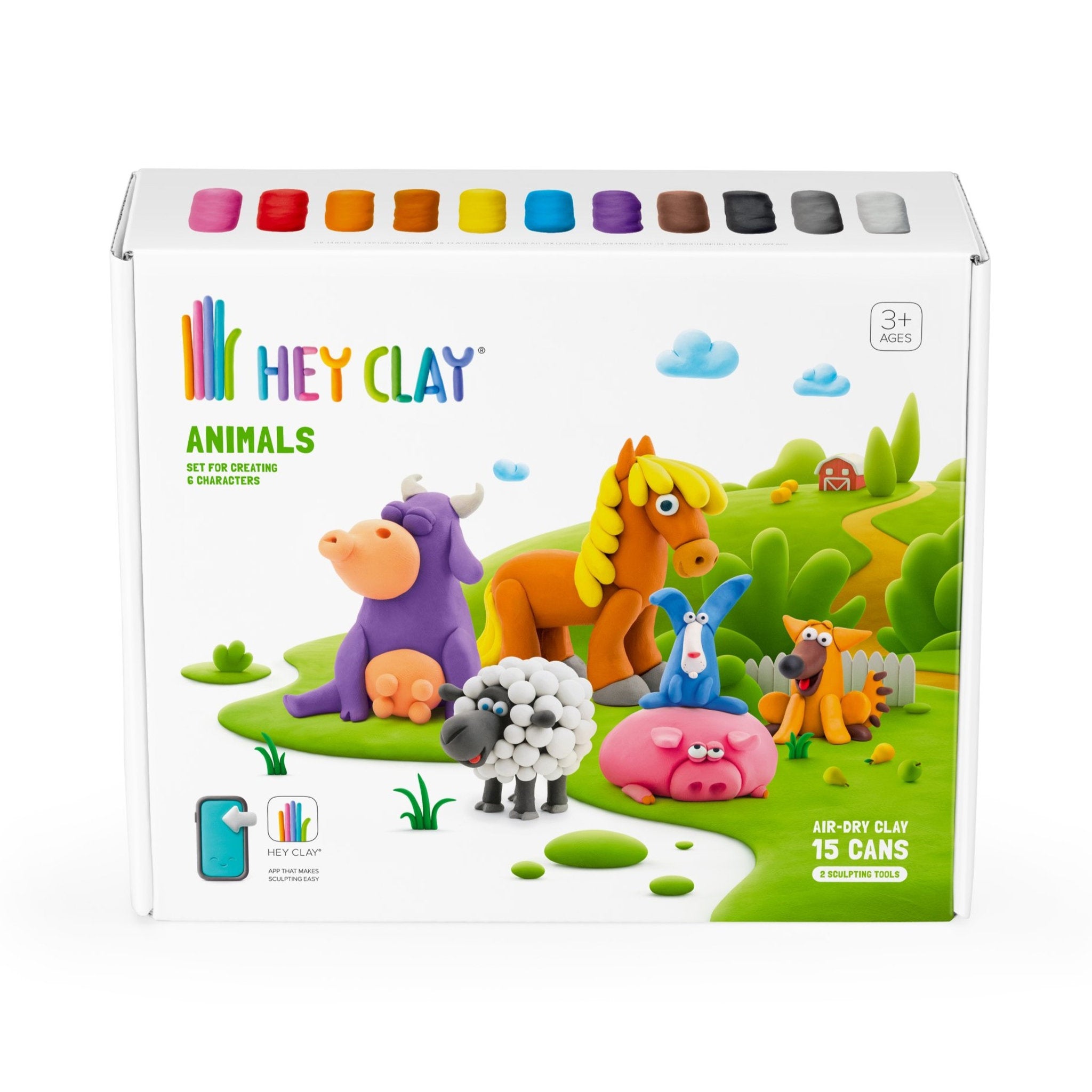 Hey Clay Animals Set 15 Cans