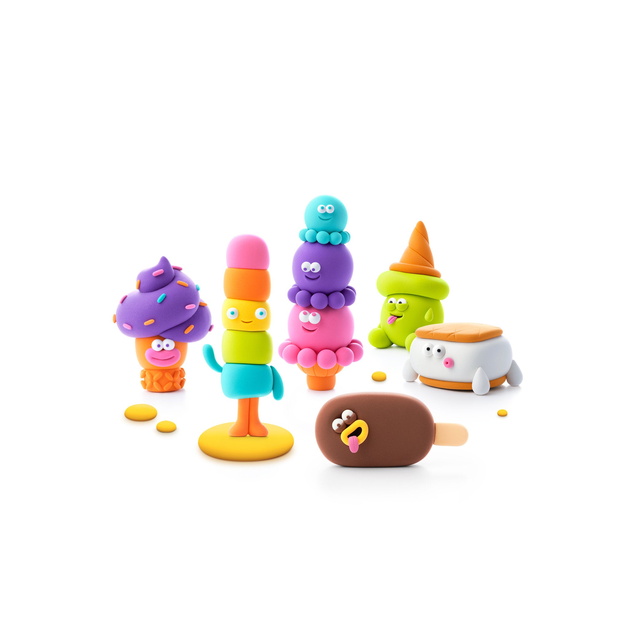 TOMY Hey Clay Nice Ice Cream Set