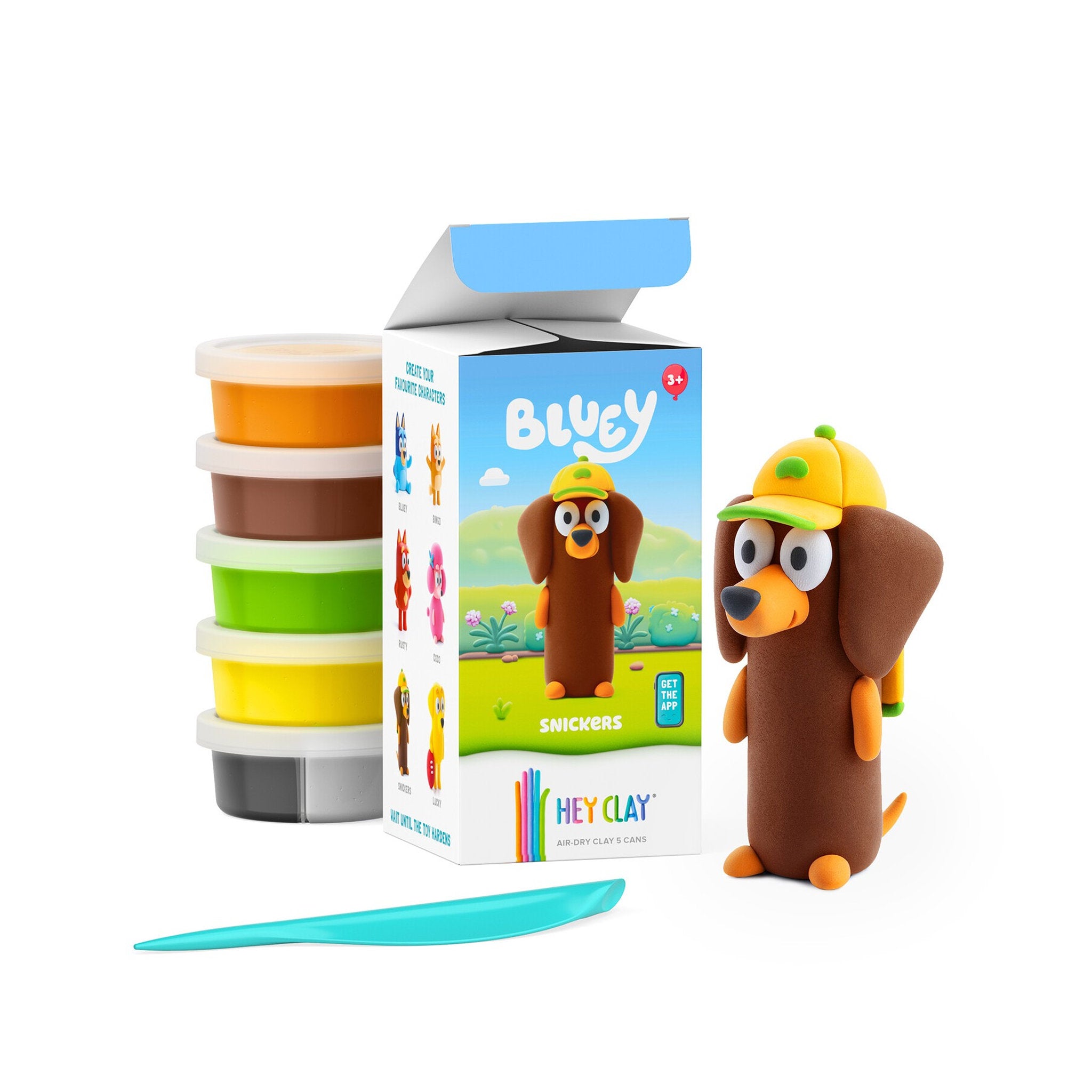 Hey Clay Bluey 5 Cans Assorted Styles