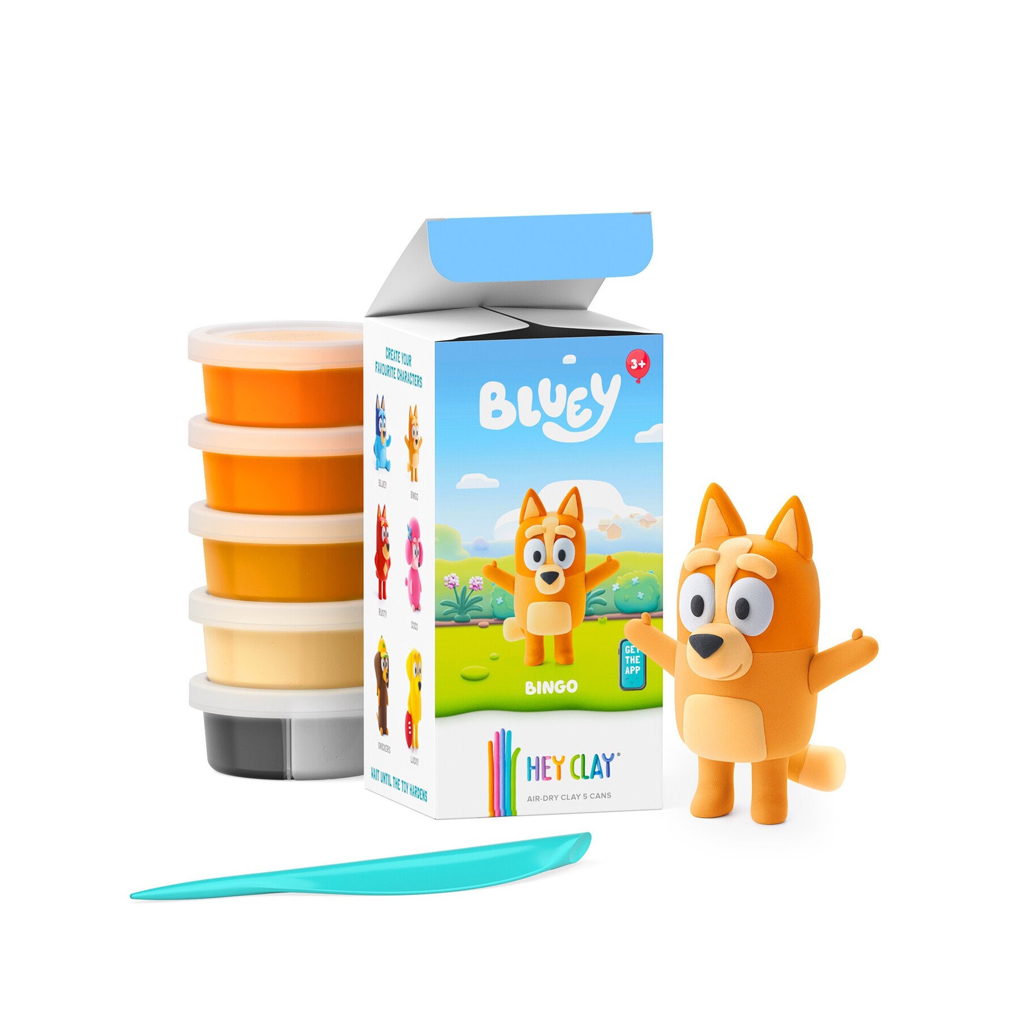 Hey Clay Bluey Bingo 5 Cans