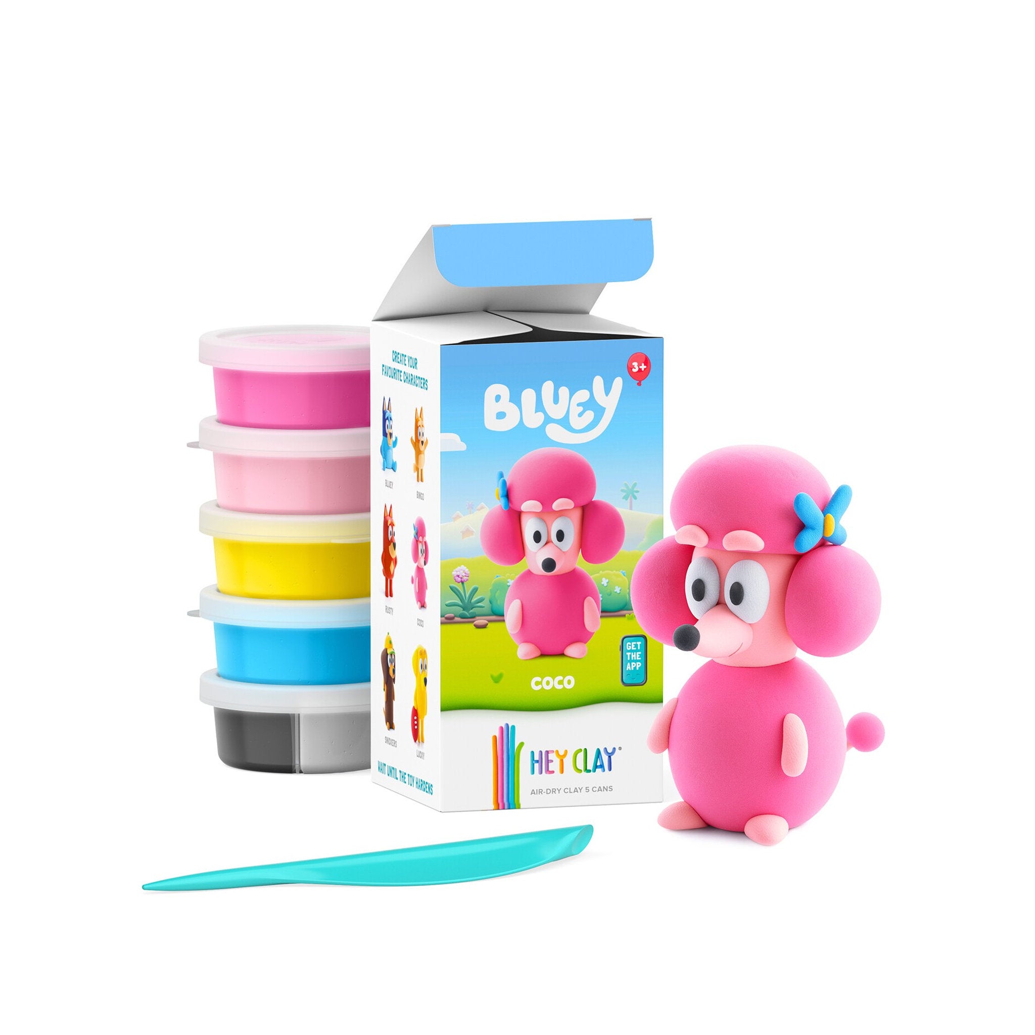 Hey Clay Bluey 5 Cans Assorted Styles