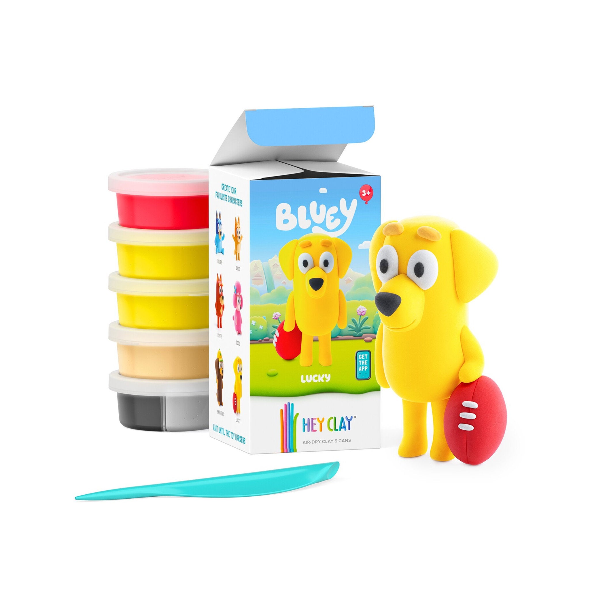 Hey Clay Bluey 5 Cans Assorted Styles