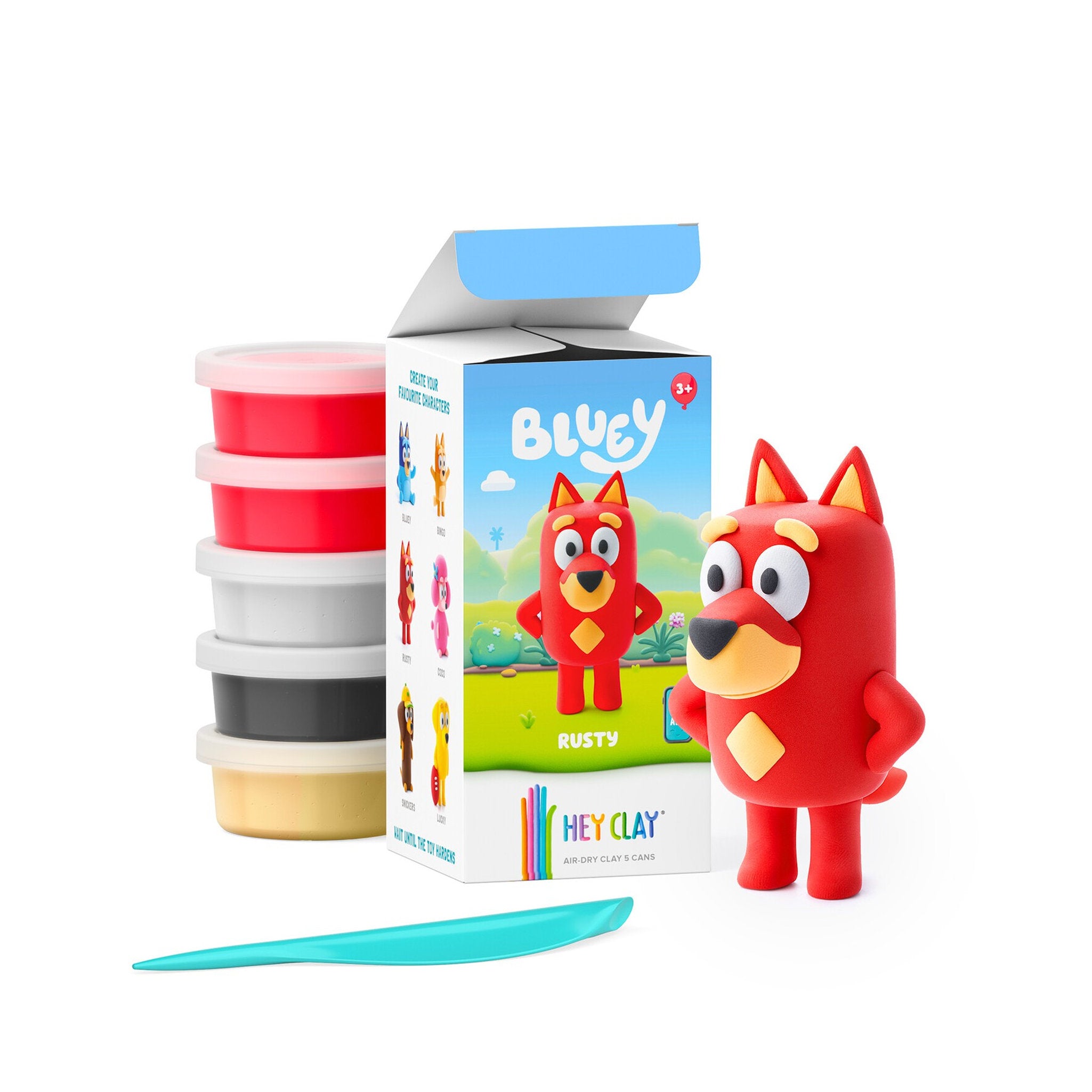 Hey Clay Bluey 5 Cans Assorted Styles