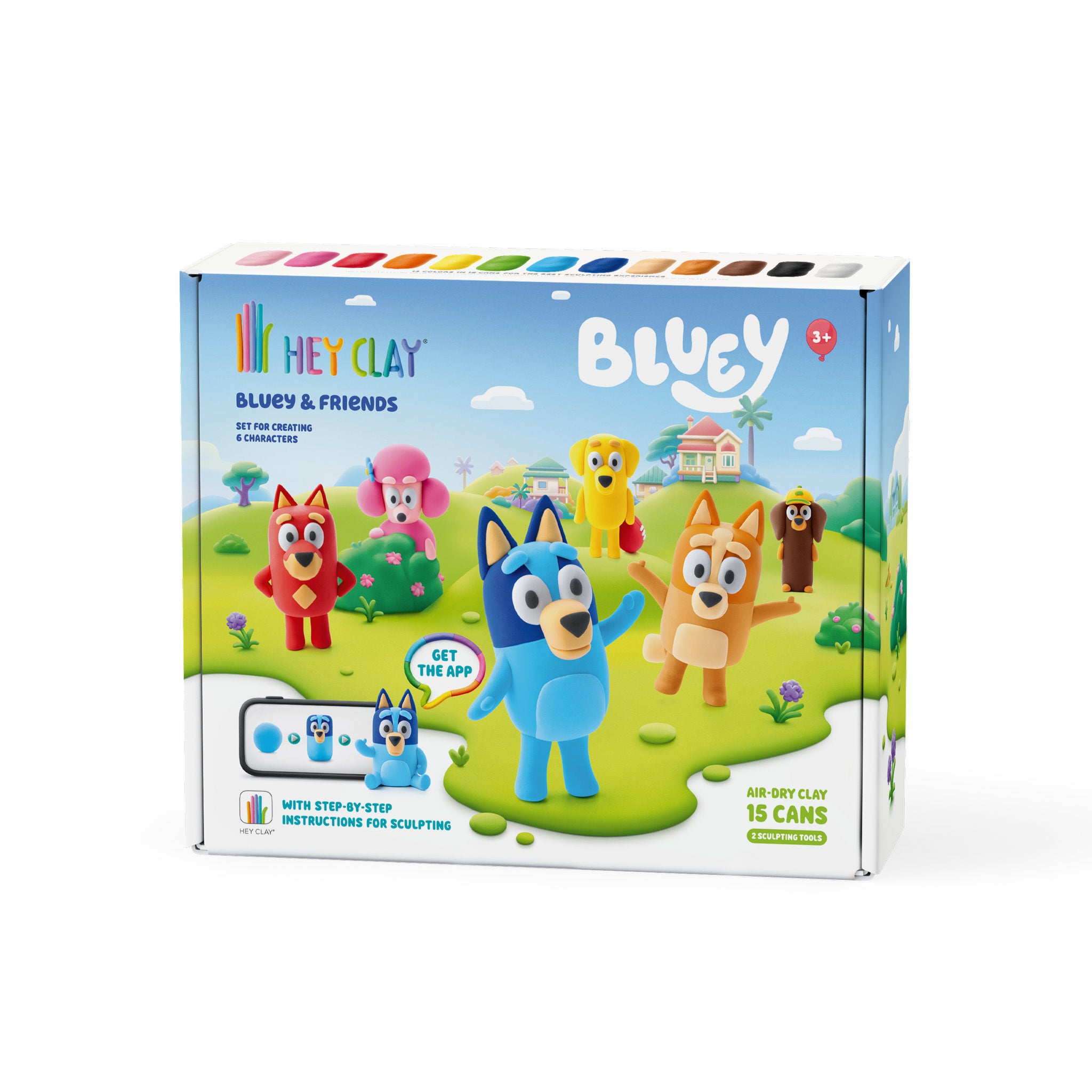 Hey Clay Bluey & Friends Set