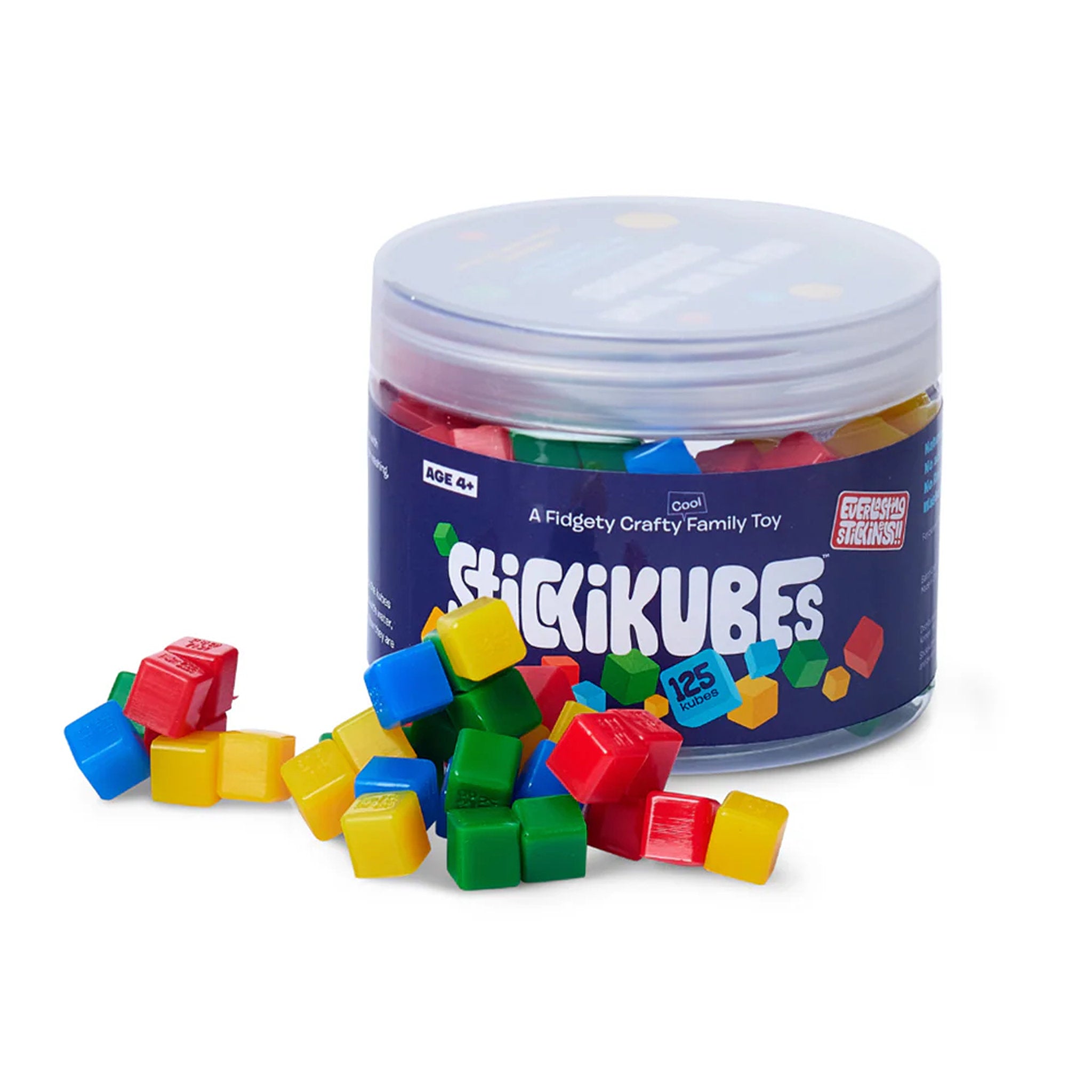 Stickikubes Original Tub 125 Pieces