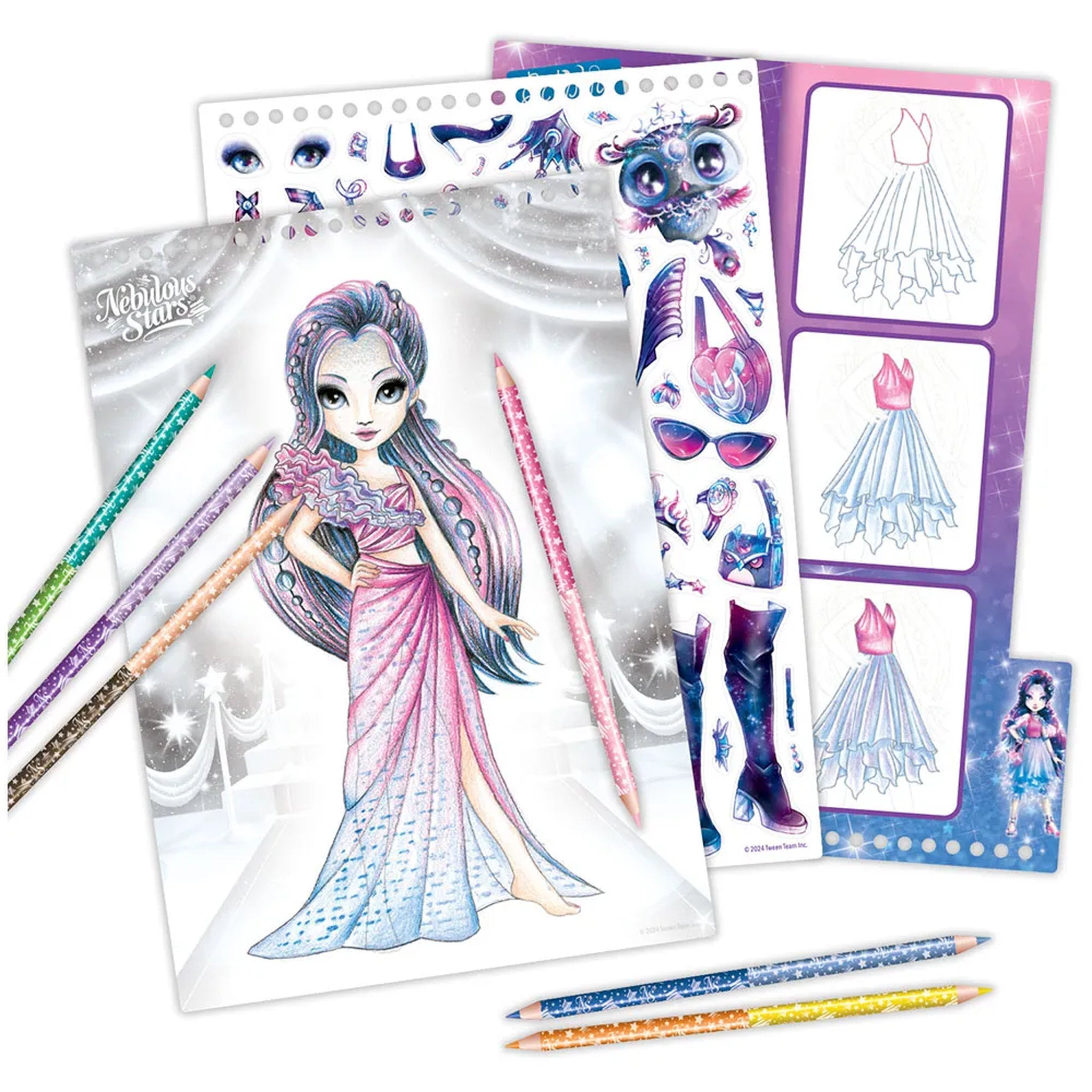 Nebulous Stars Fashion Sketchbook Astral Ball