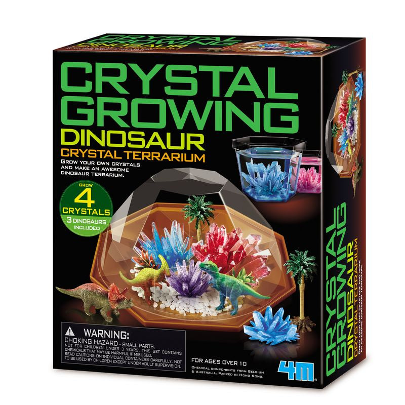 4M Crystal Growing Dinosaur Crystal Terrarium