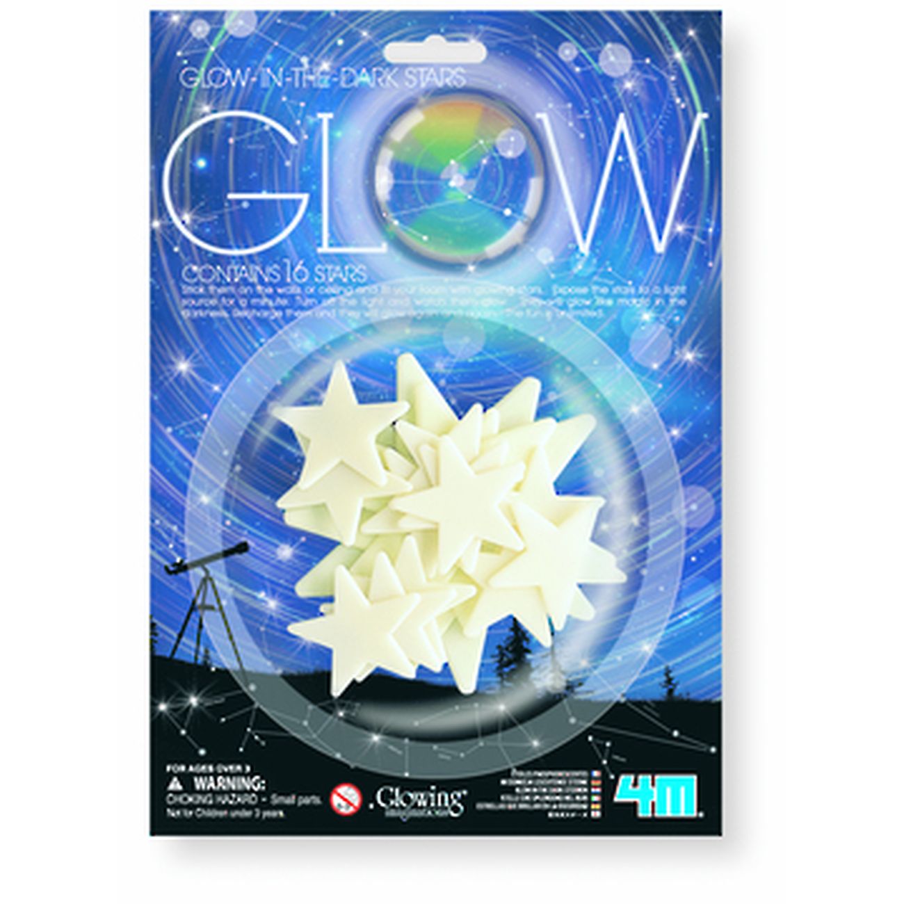 4M Glow In The Dark Glow Stars