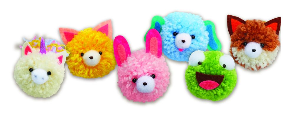 4M KidzMaker Make Your Own Pom Pom Pets - Toyworld Australia