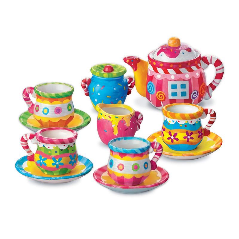 4M Paint Your Own Mini Tea Set - Toyworld Australia