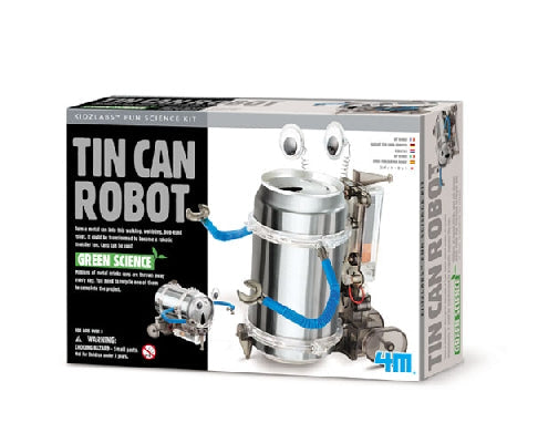 4M Green Science Fun Mechanics Tin Can Robot