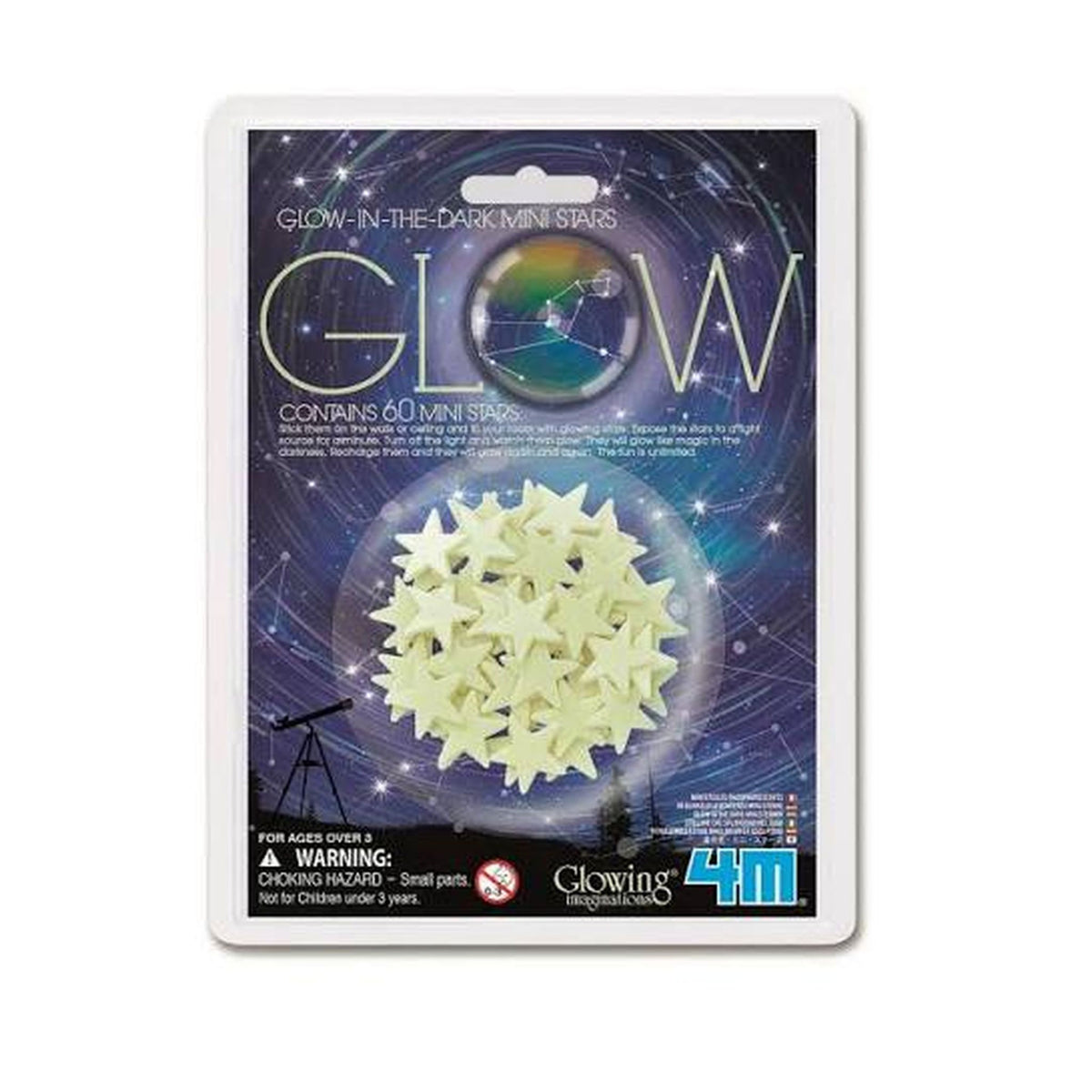 4M Glow In The Dark Mini Stars