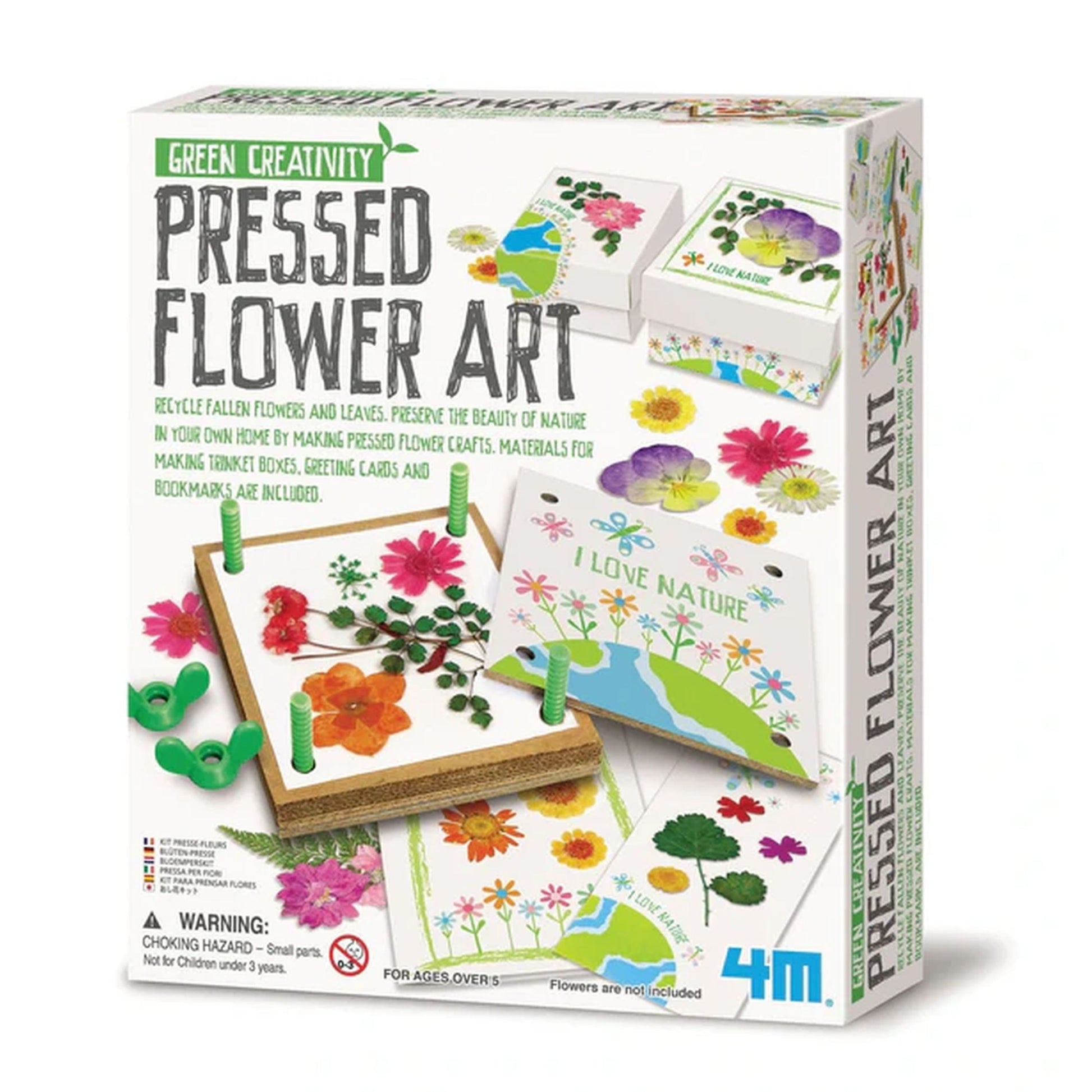 4M Green Science Pressed Flower Art - Toyworld Australia