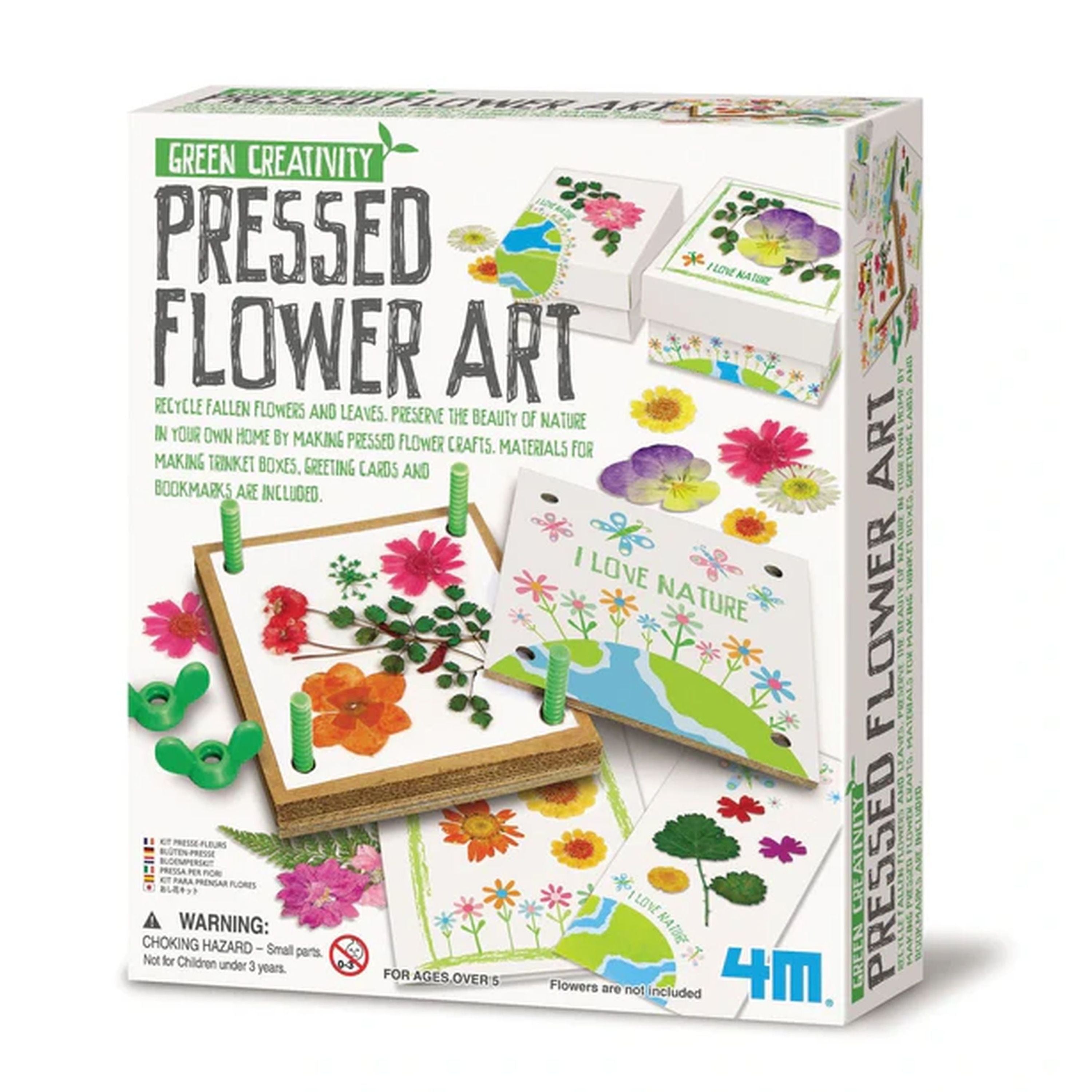 4M Green Science Pressed Flower Art - Toyworld Australia