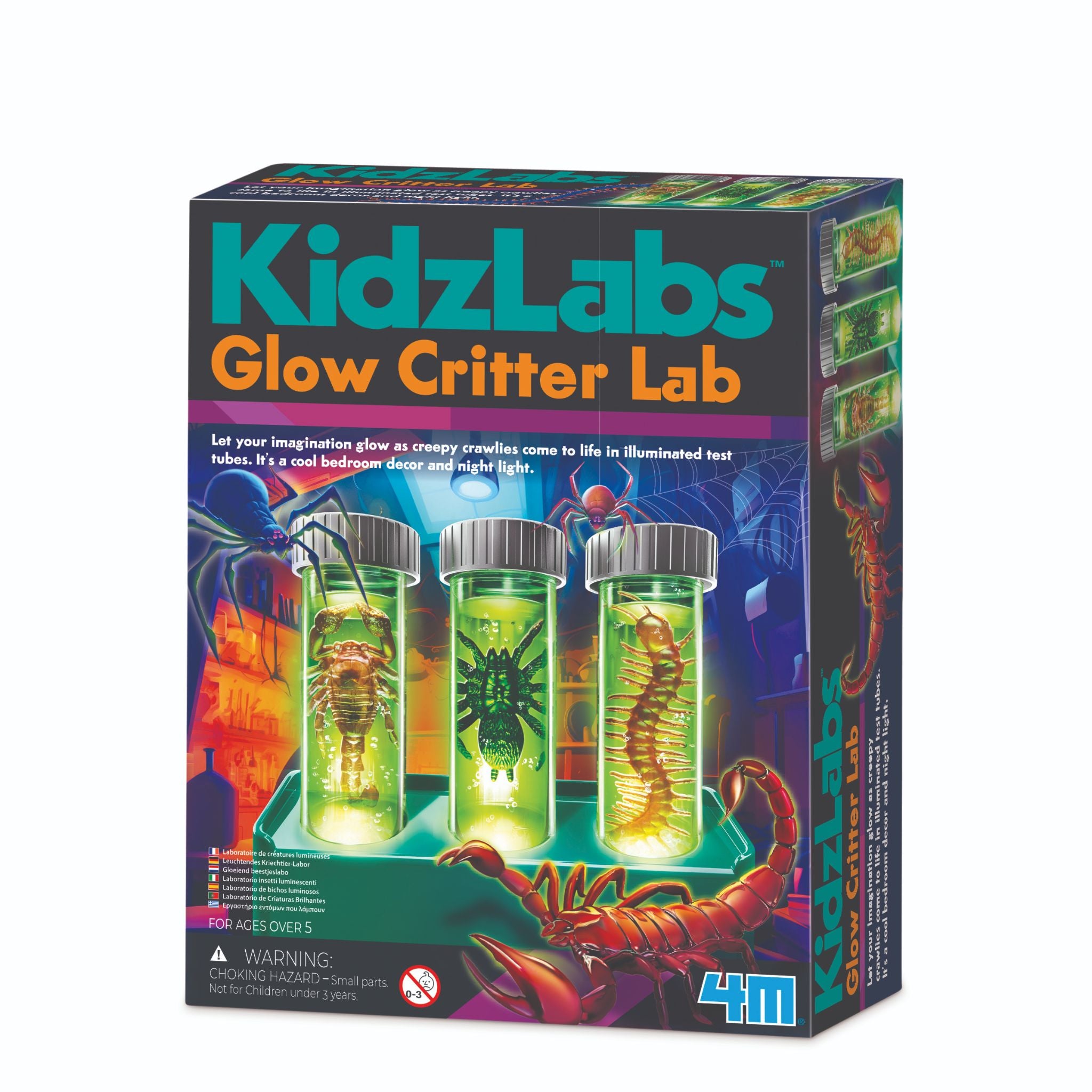 4M KidzLabs Glow Critter Lab