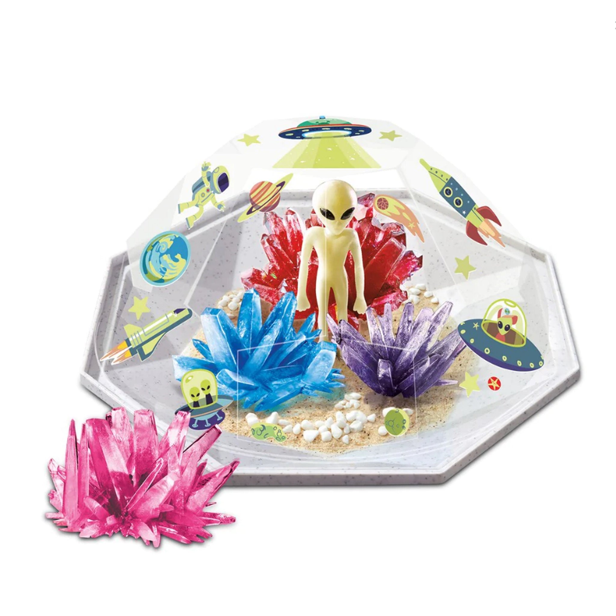 4M Crystal Growing Outer Space Crystal Terrarium