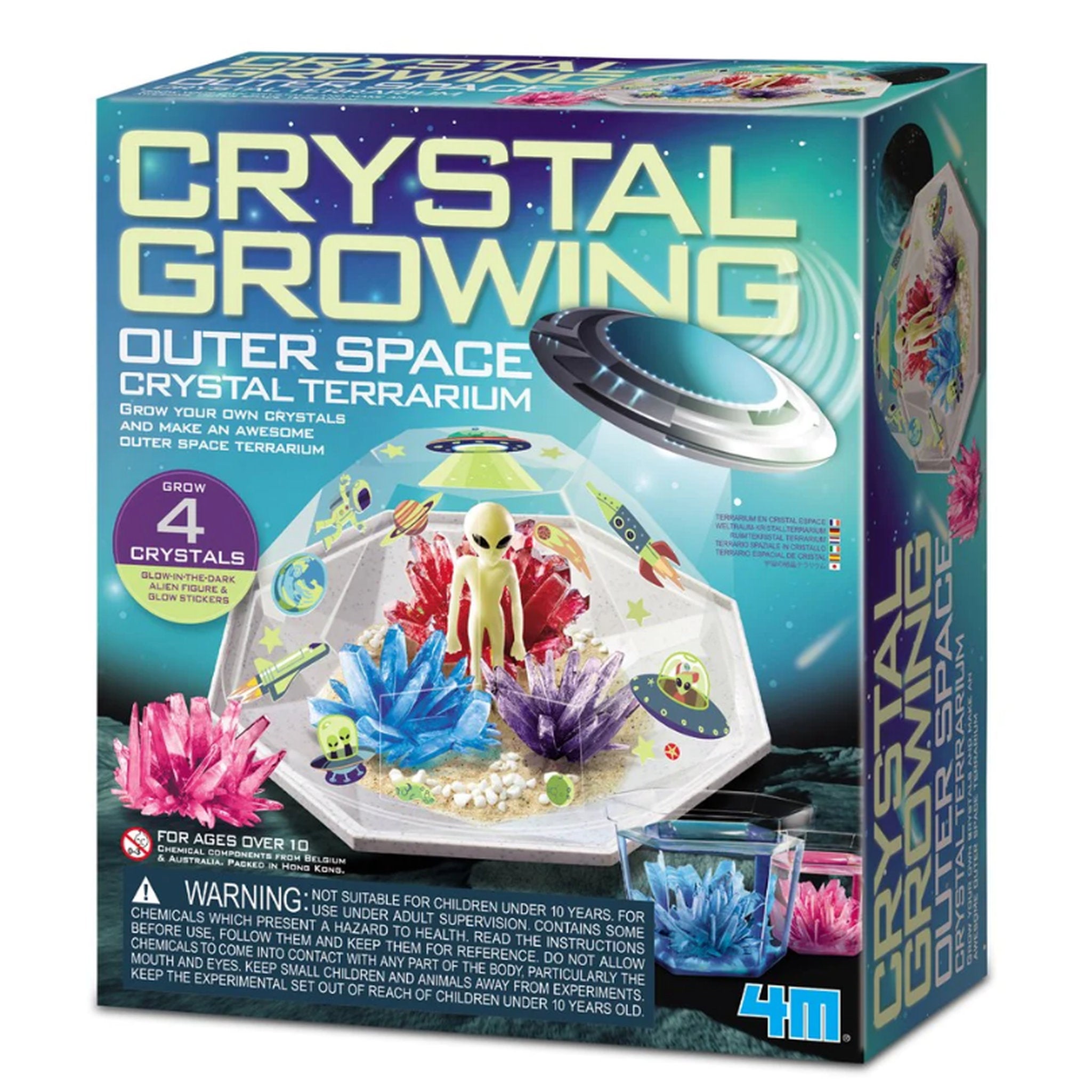 4M Crystal Growing Outer Space Crystal Terrarium