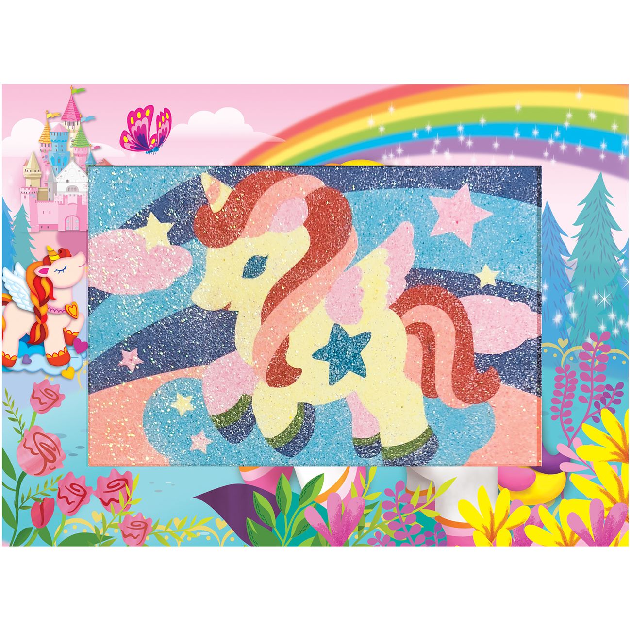 4M Glitter Sand Art My Unicorns - Toyworld Australia