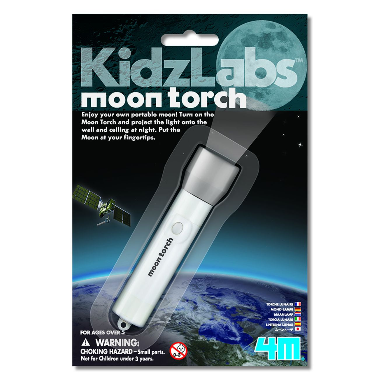 4M KidzLabs Moon Torch