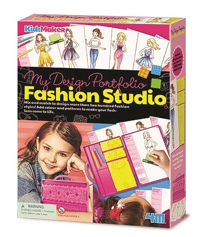 4M KidzMaker My Design Portfolio Fashion Studio