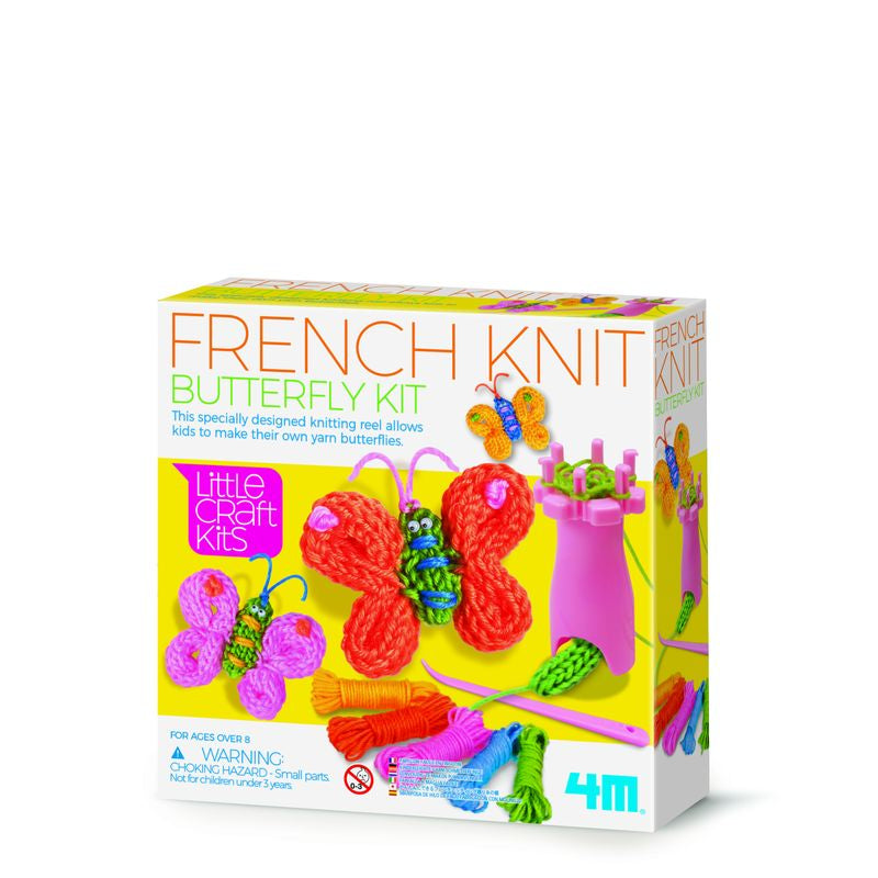 4M LITTLE CRAFT FRENCH KNIT BUTTERFLY KIT
