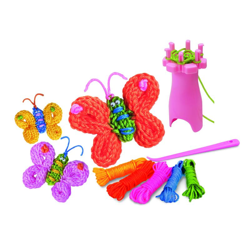 4M Little Craft French Knit Butterfly Kit