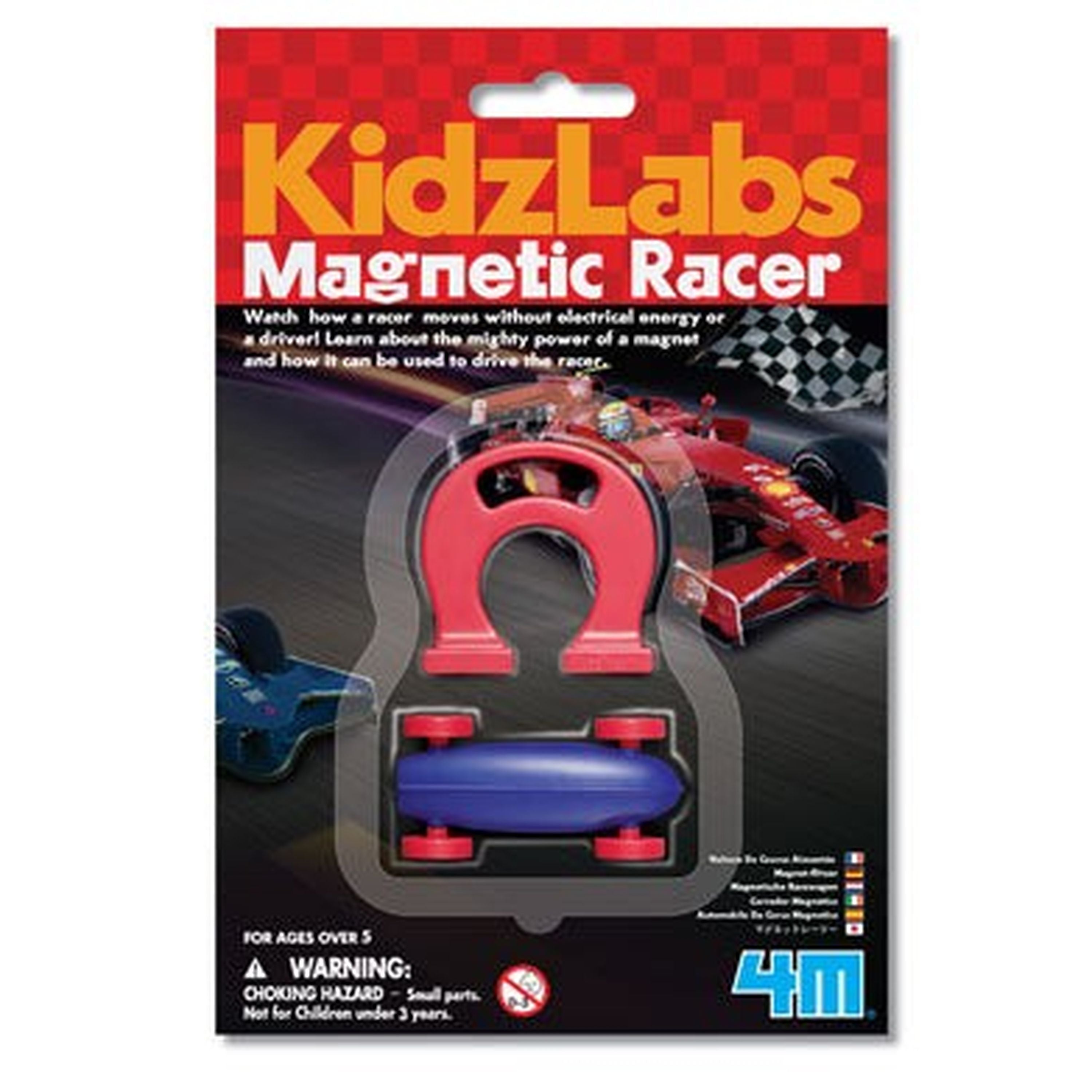 4M KidzLabs Mini Magnetic Racer