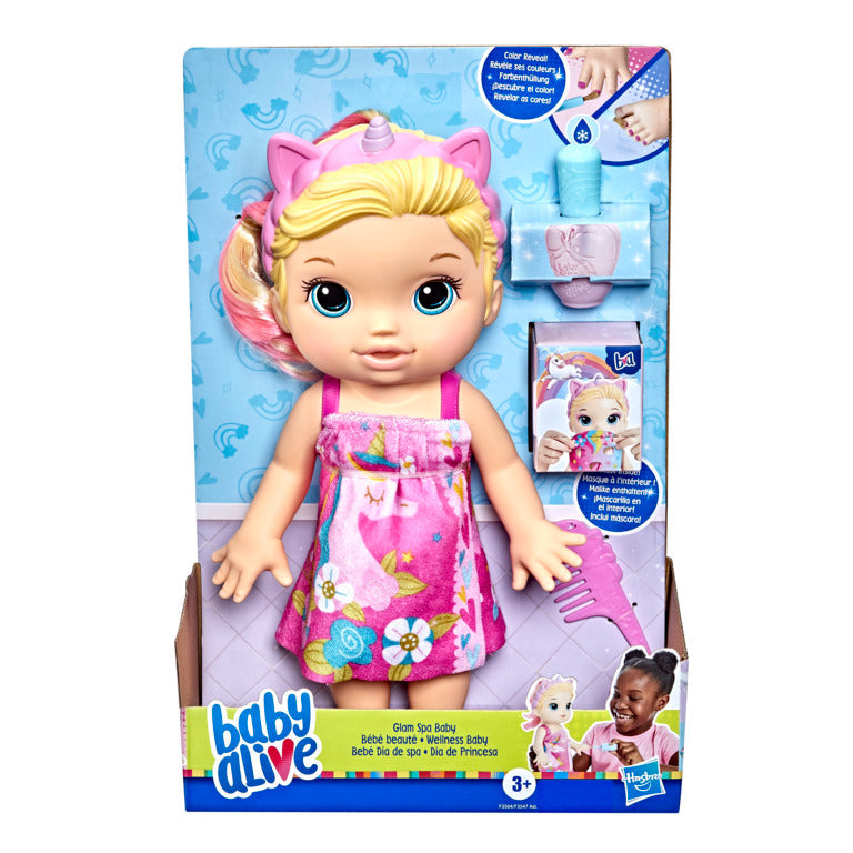 BABY ALIVE GLAM SPA BABY BLONDE