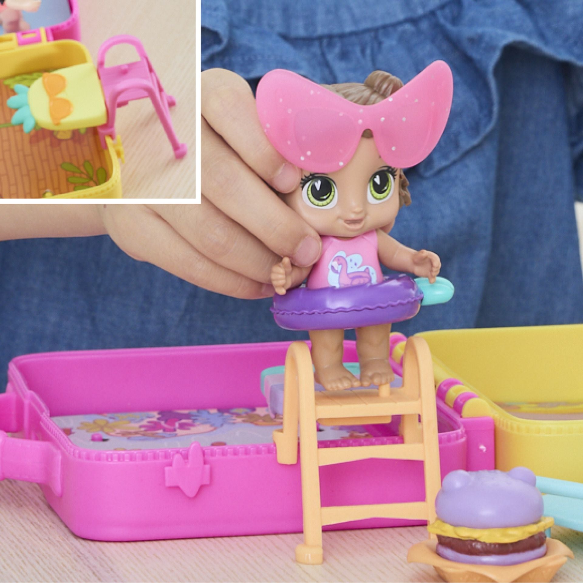 Baby Alive Foodie Cuties Sun Series 3 Surprise Doll & Accessories