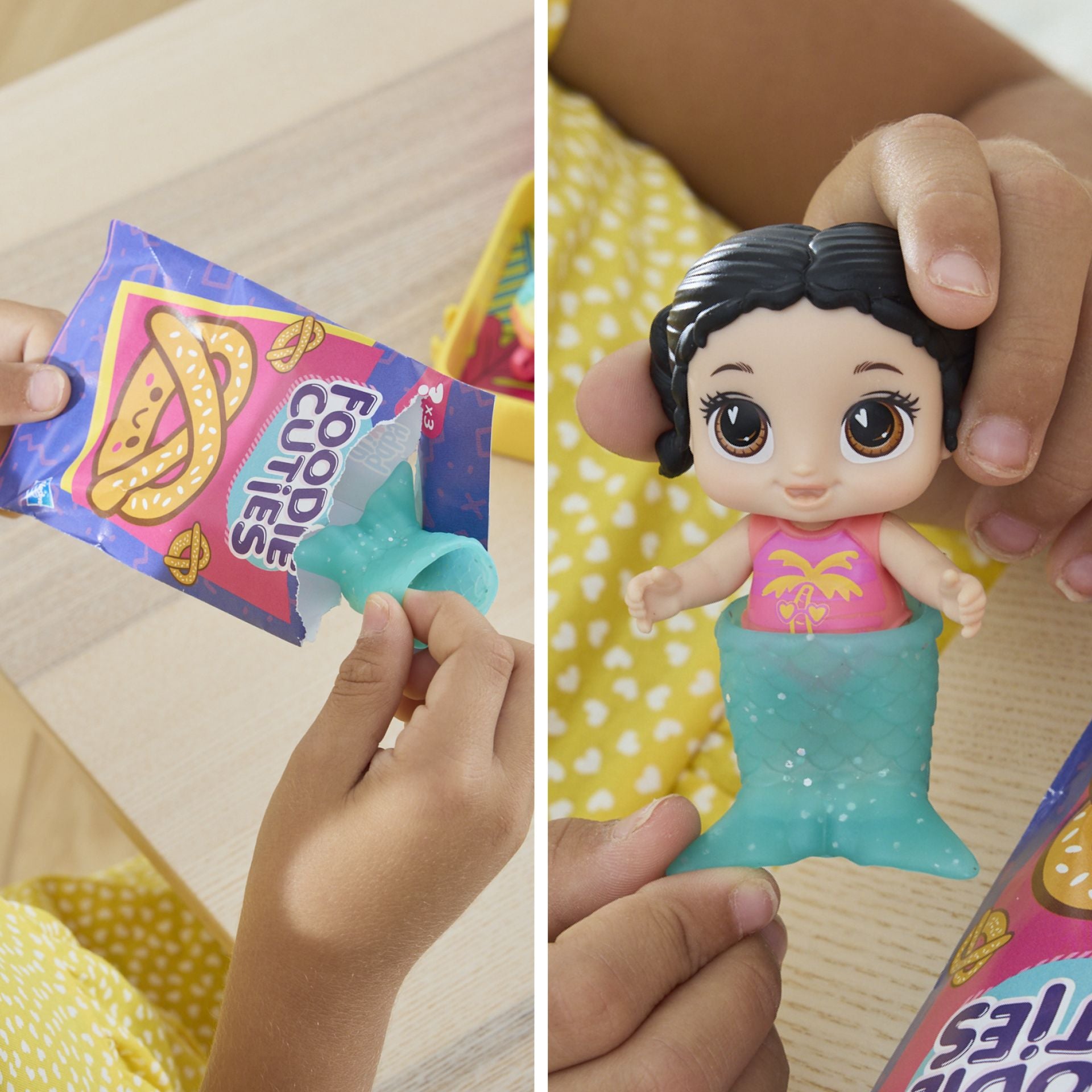 Baby Alive Foodie Cuties Sun Series 3 Surprise Doll & Accessories