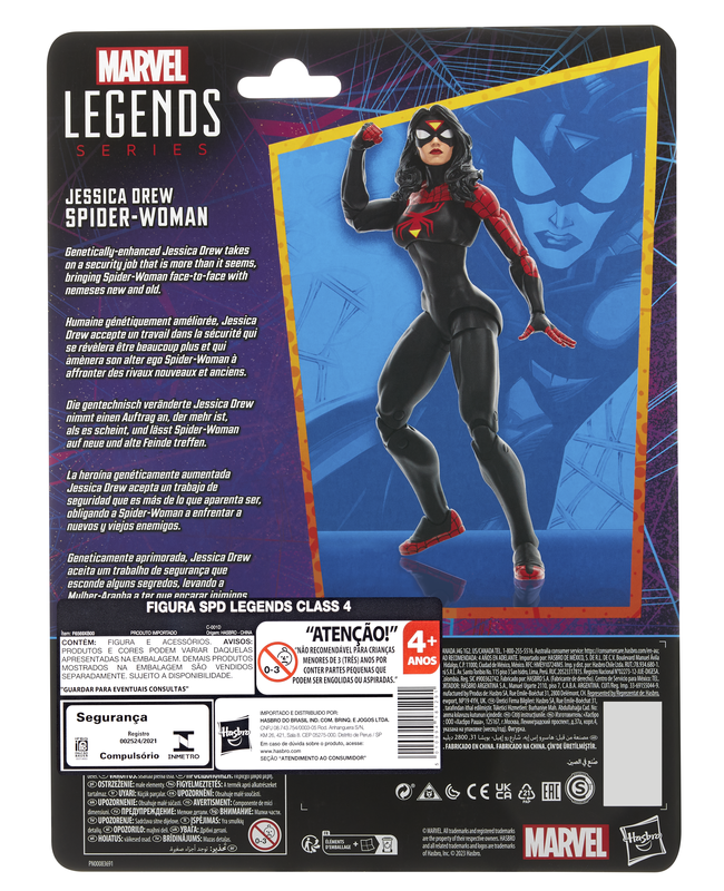 Marvel Spider-Man Legends Series 6 Inch Action Figure - Jessica Drew Spider-Woman