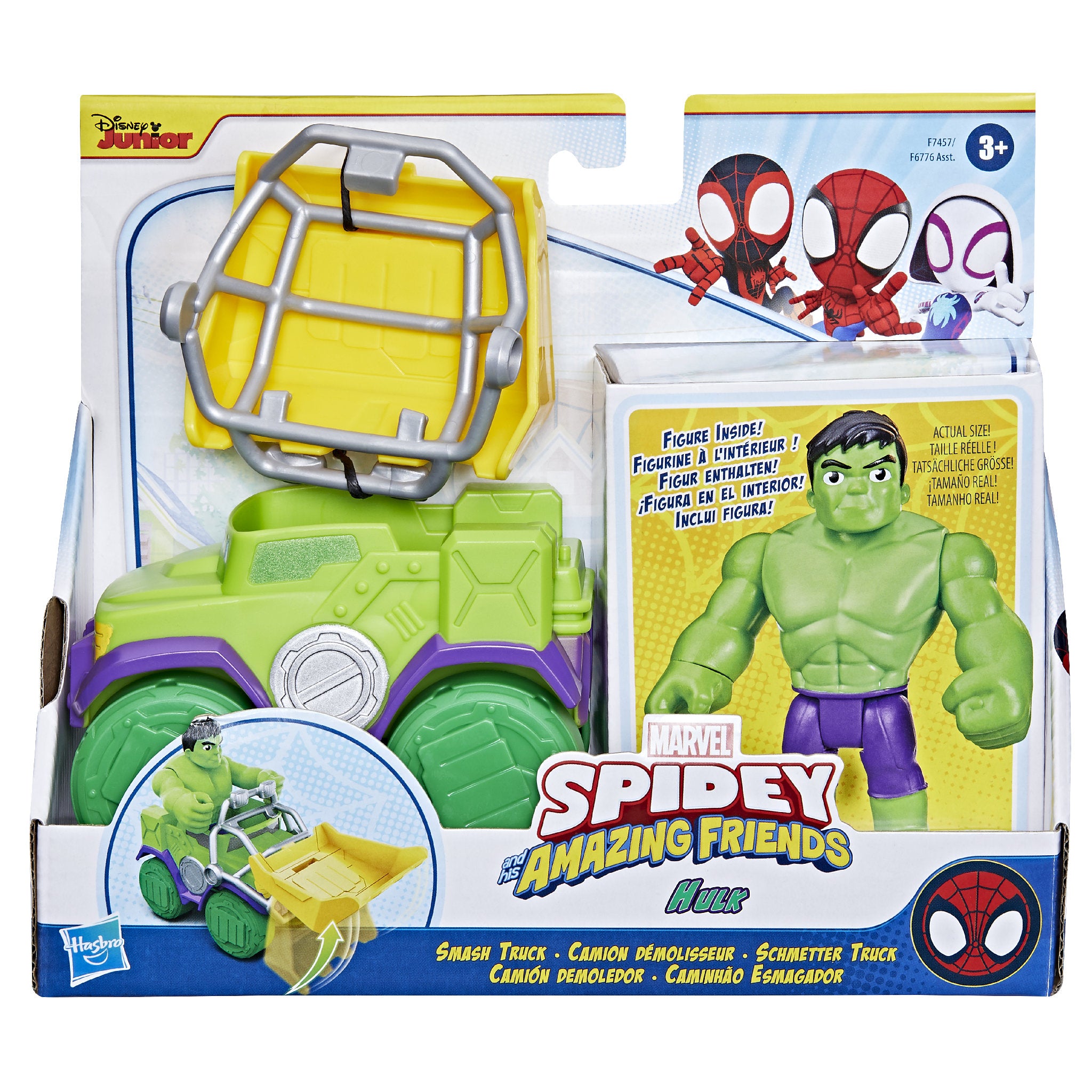 Marvel Spidey and His Amazing Friends Hulk Smash Truck Set