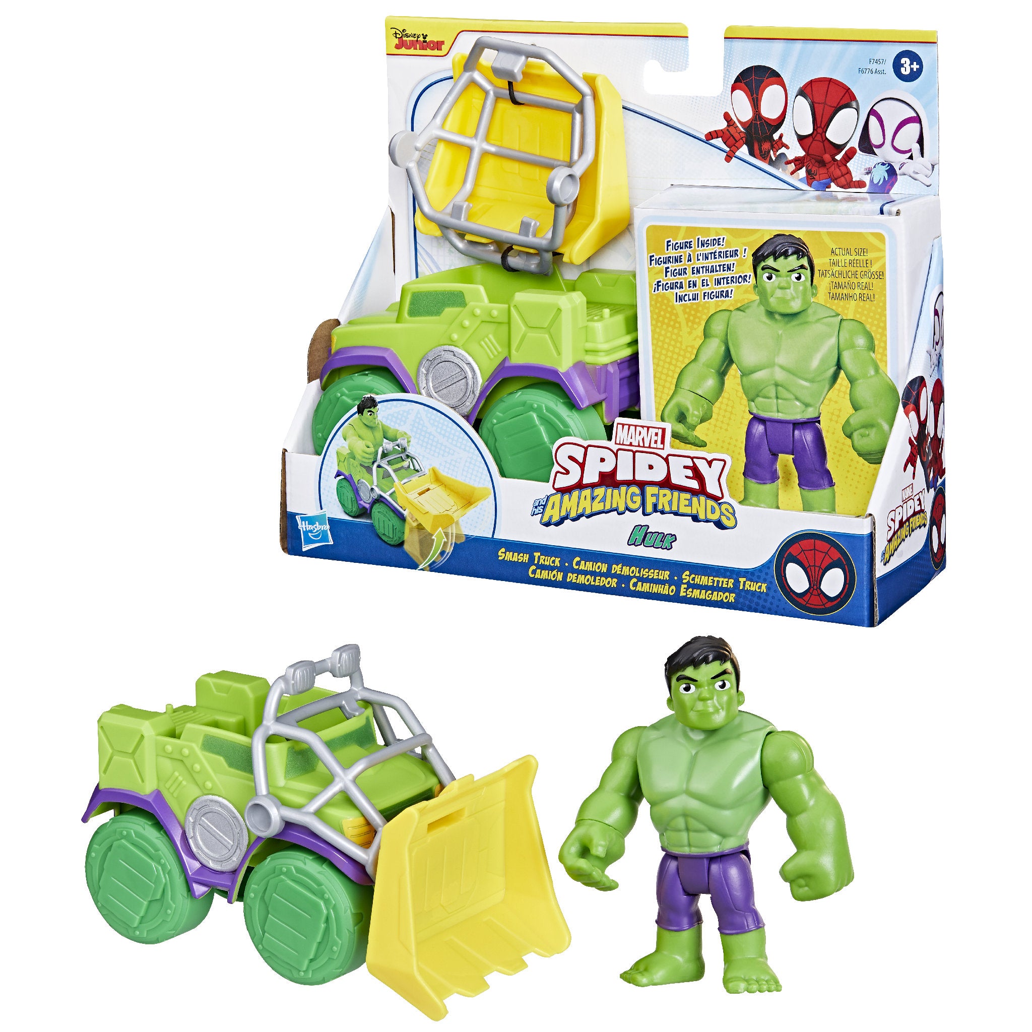 Marvel Spidey and His Amazing Friends Hulk Smash Truck Set