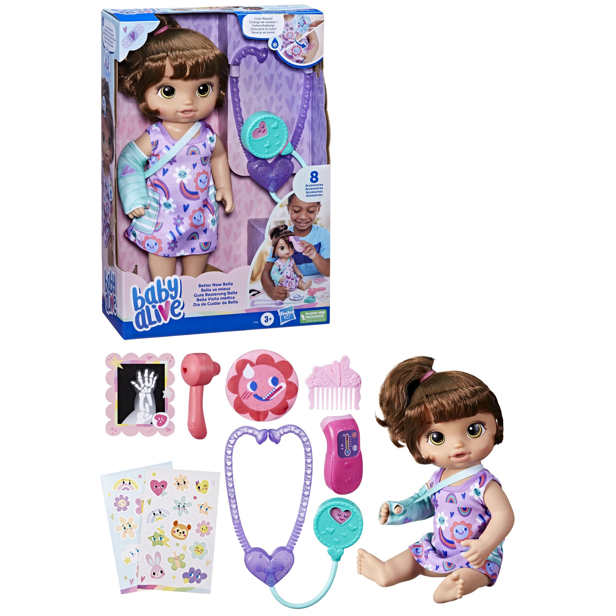 Baby Alive Better Now Bella Doll - Brown Hair