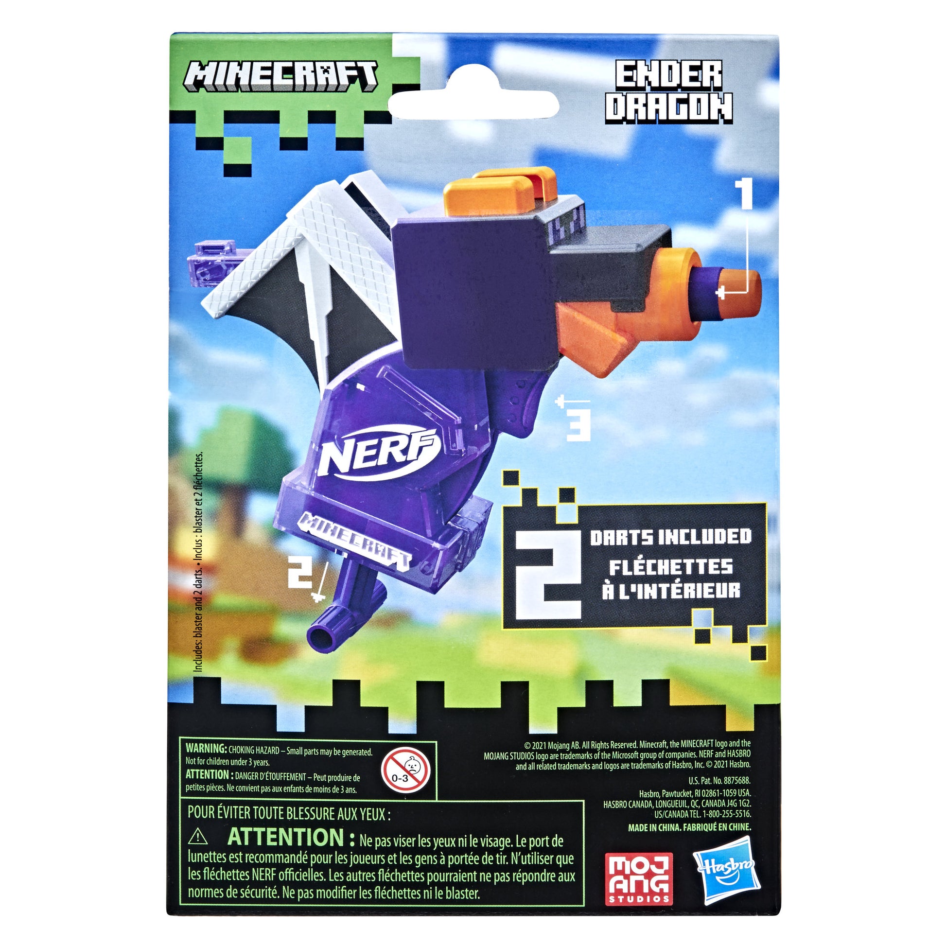 NERF Microshots Minecraft - Ender Dragon - Toyworld Australia