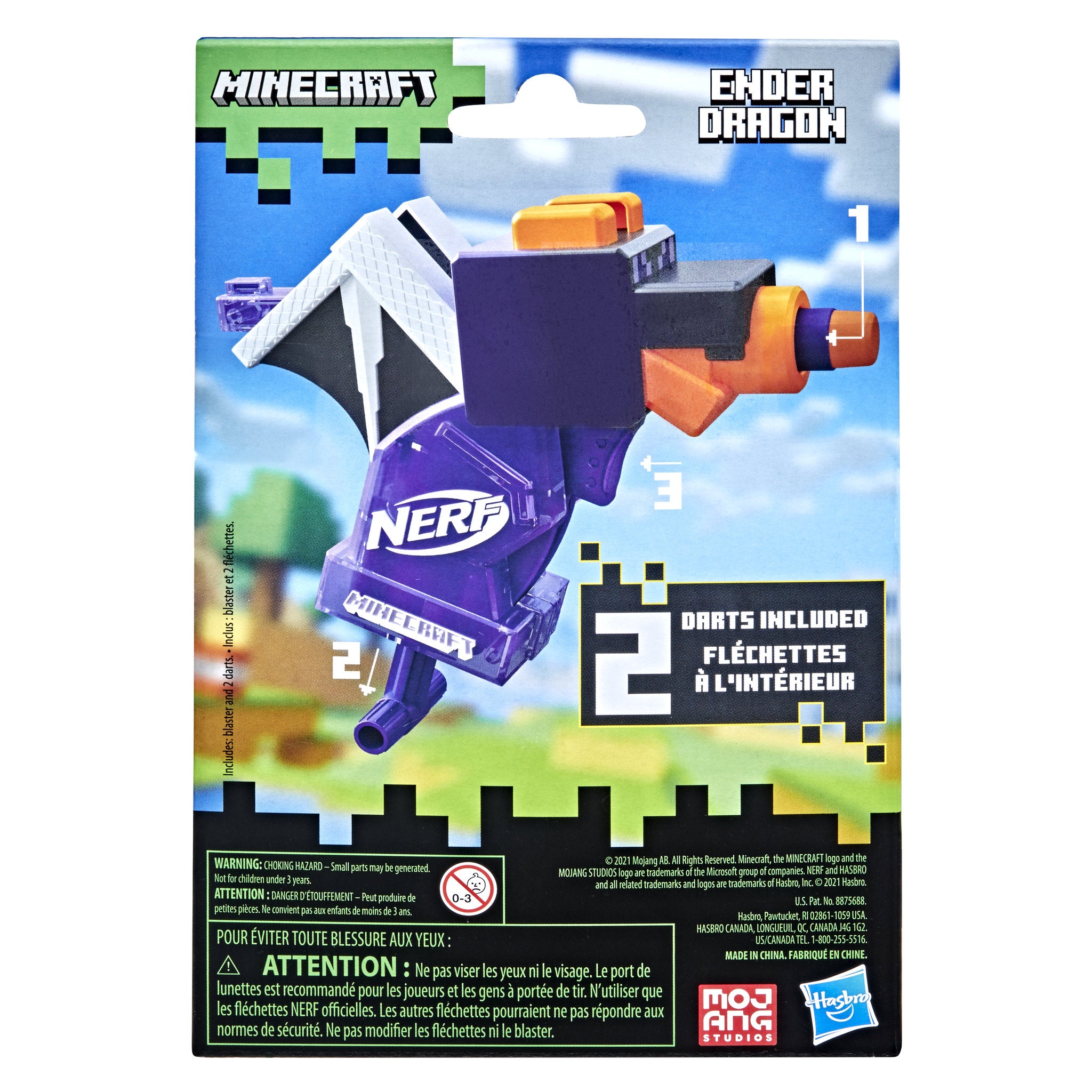 NERF Microshots Minecraft - Ender Dragon - Toyworld Australia