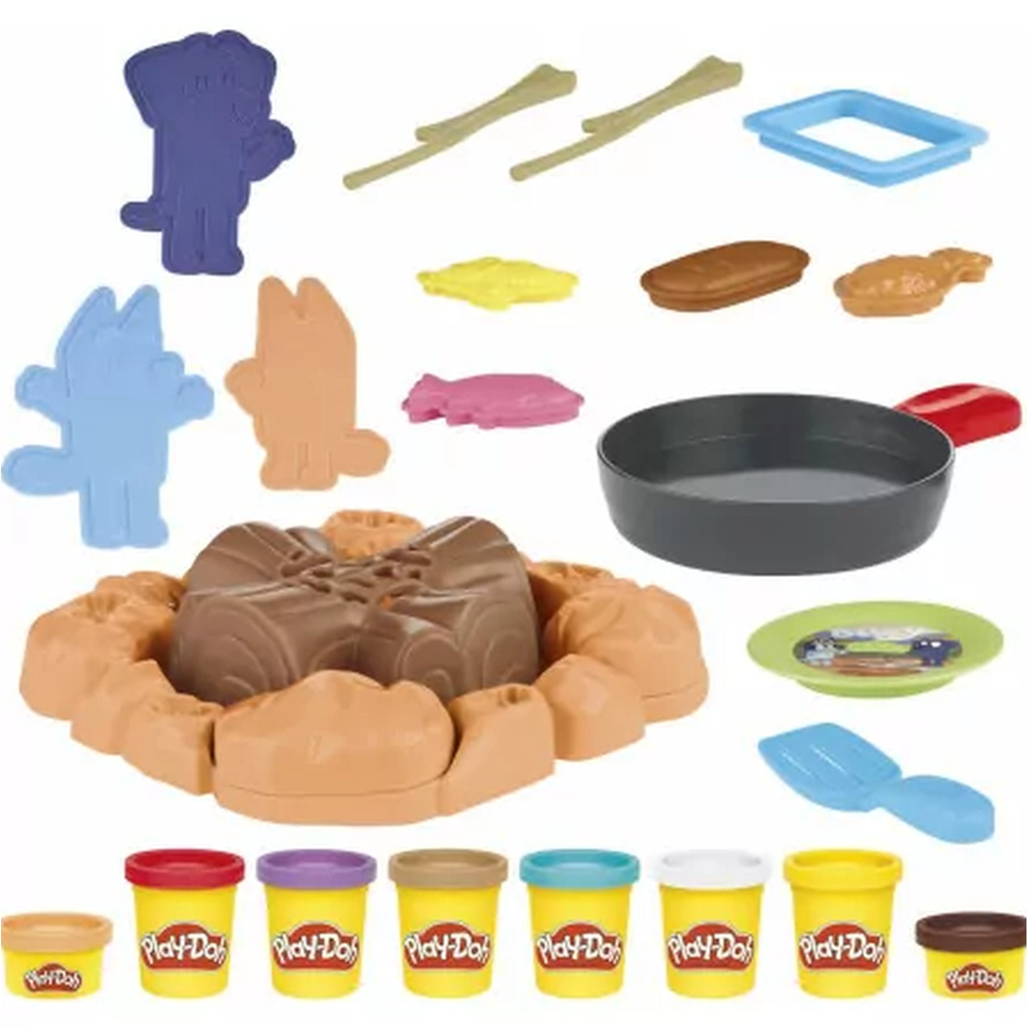 Play-Doh Bluey Goes Camping Playset