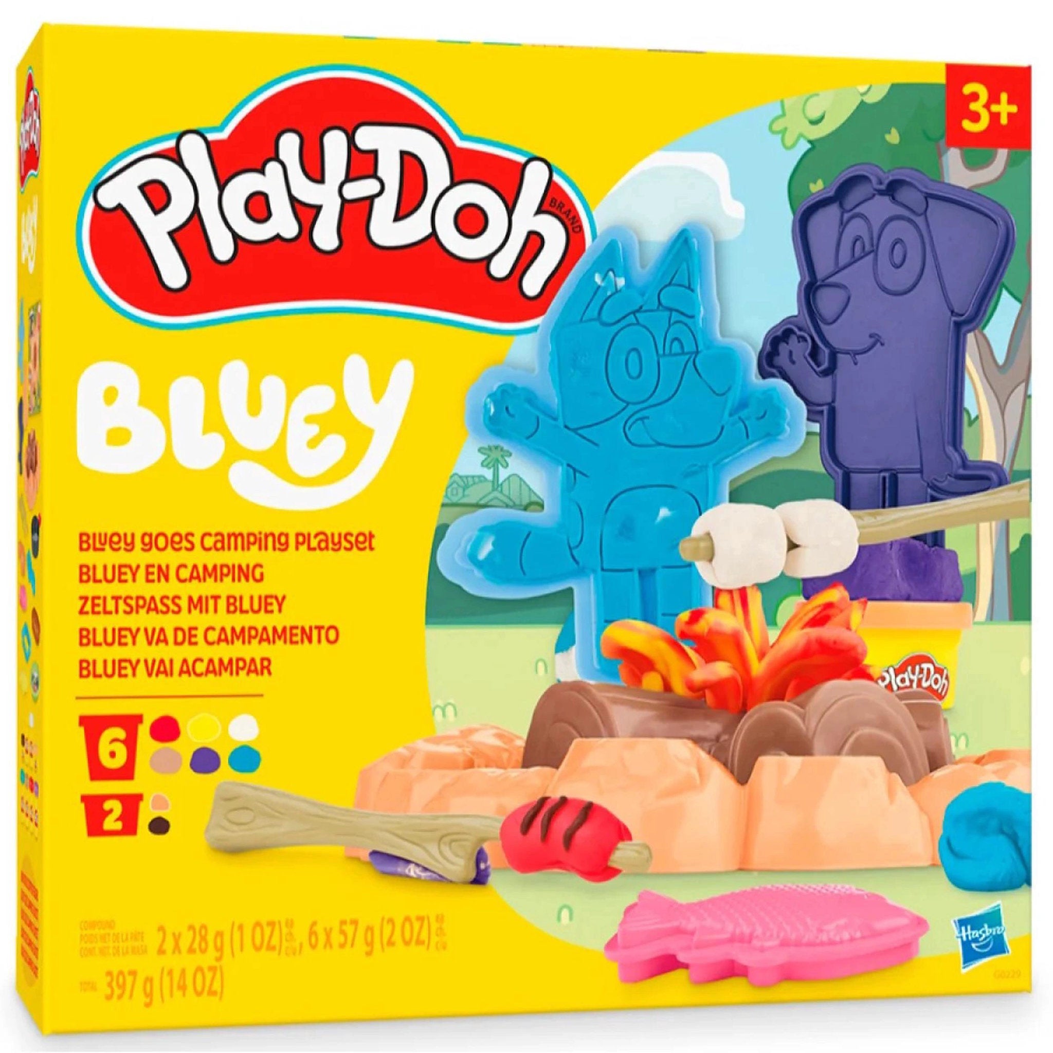 Play-Doh Bluey Goes Camping Playset