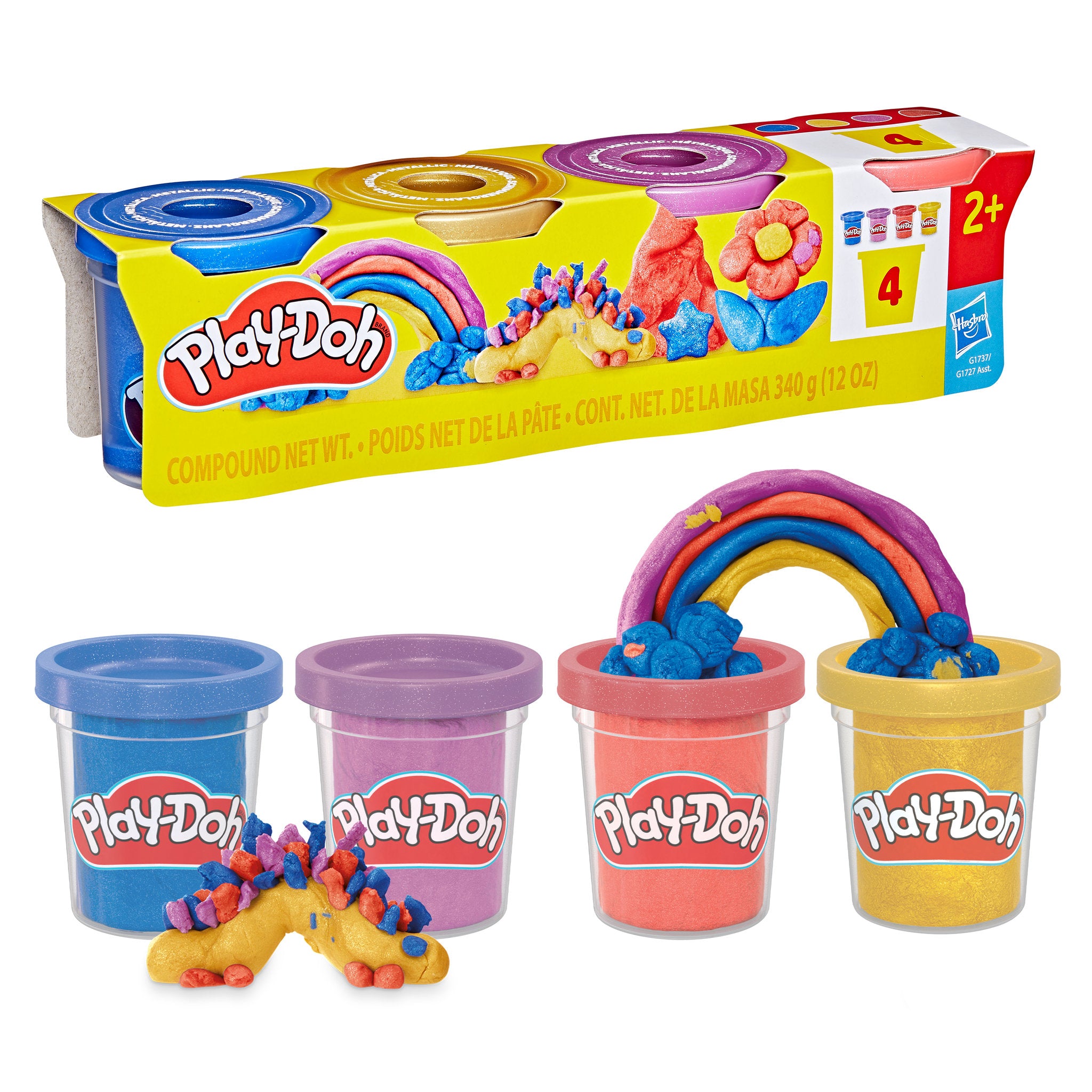Play-Doh Speciality Compound - Shimmery Metallics 4 Pack