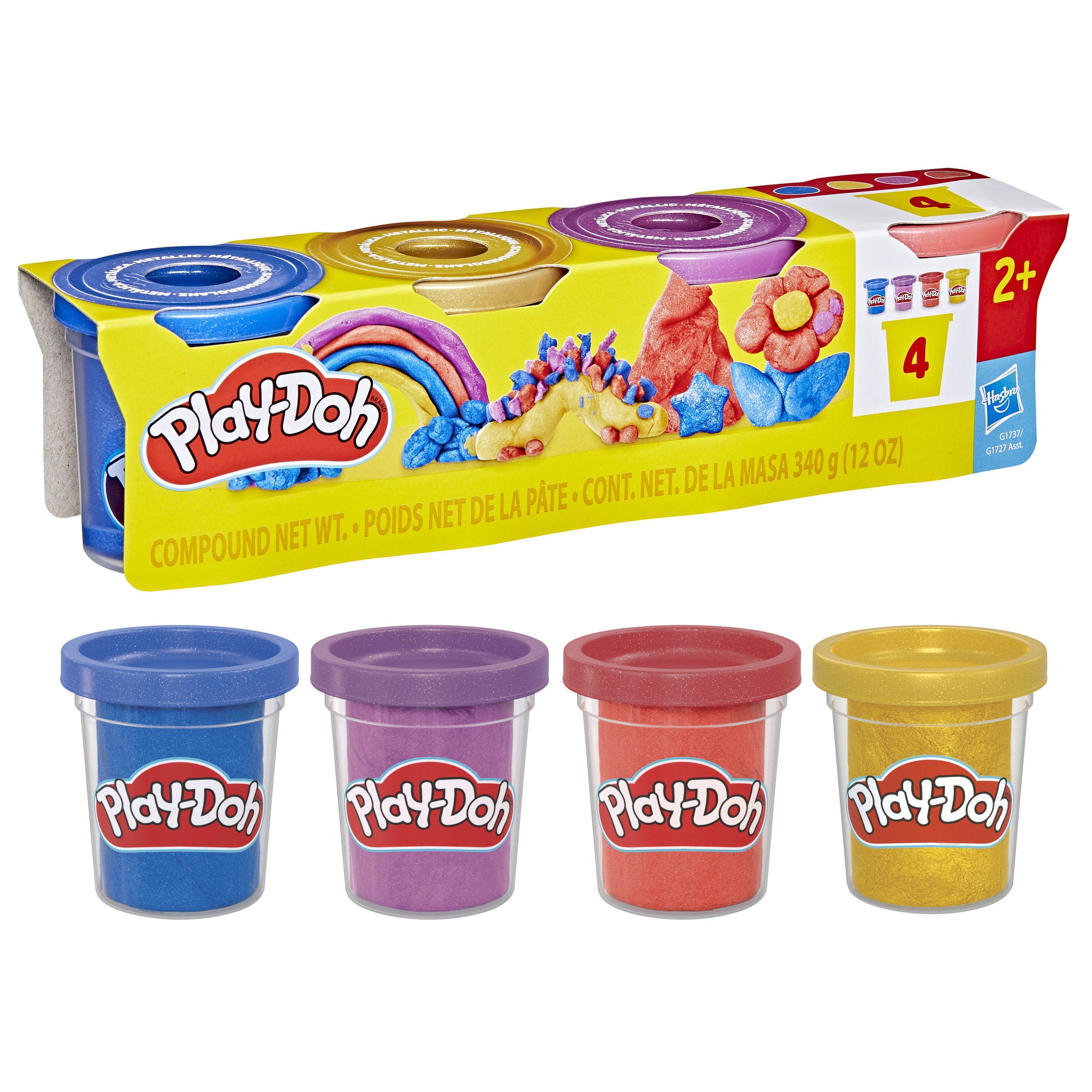 Play-Doh Speciality Compound - Shimmery Metallics 4 Pack