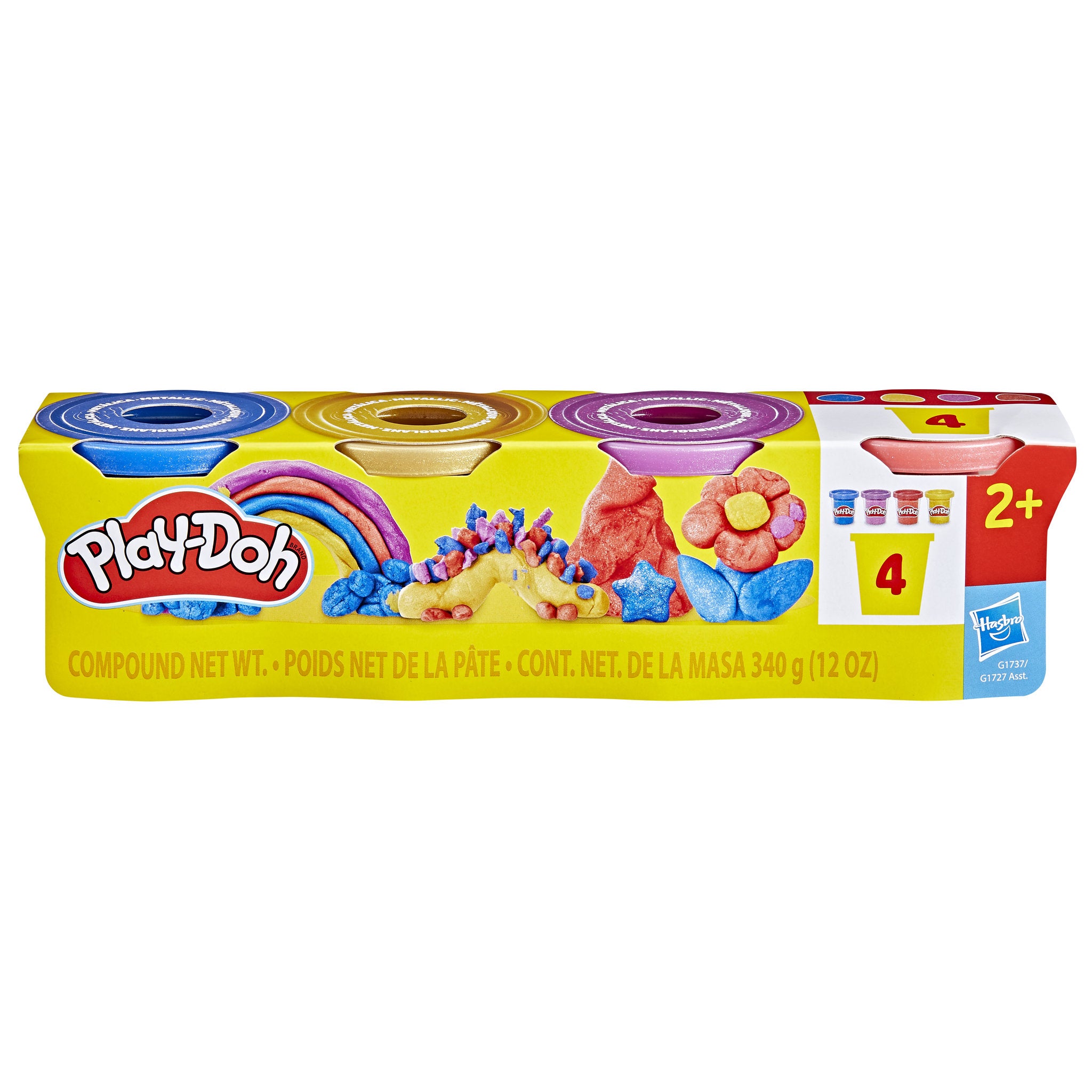 Play-Doh Speciality Compound - Shimmery Metallics 4 Pack