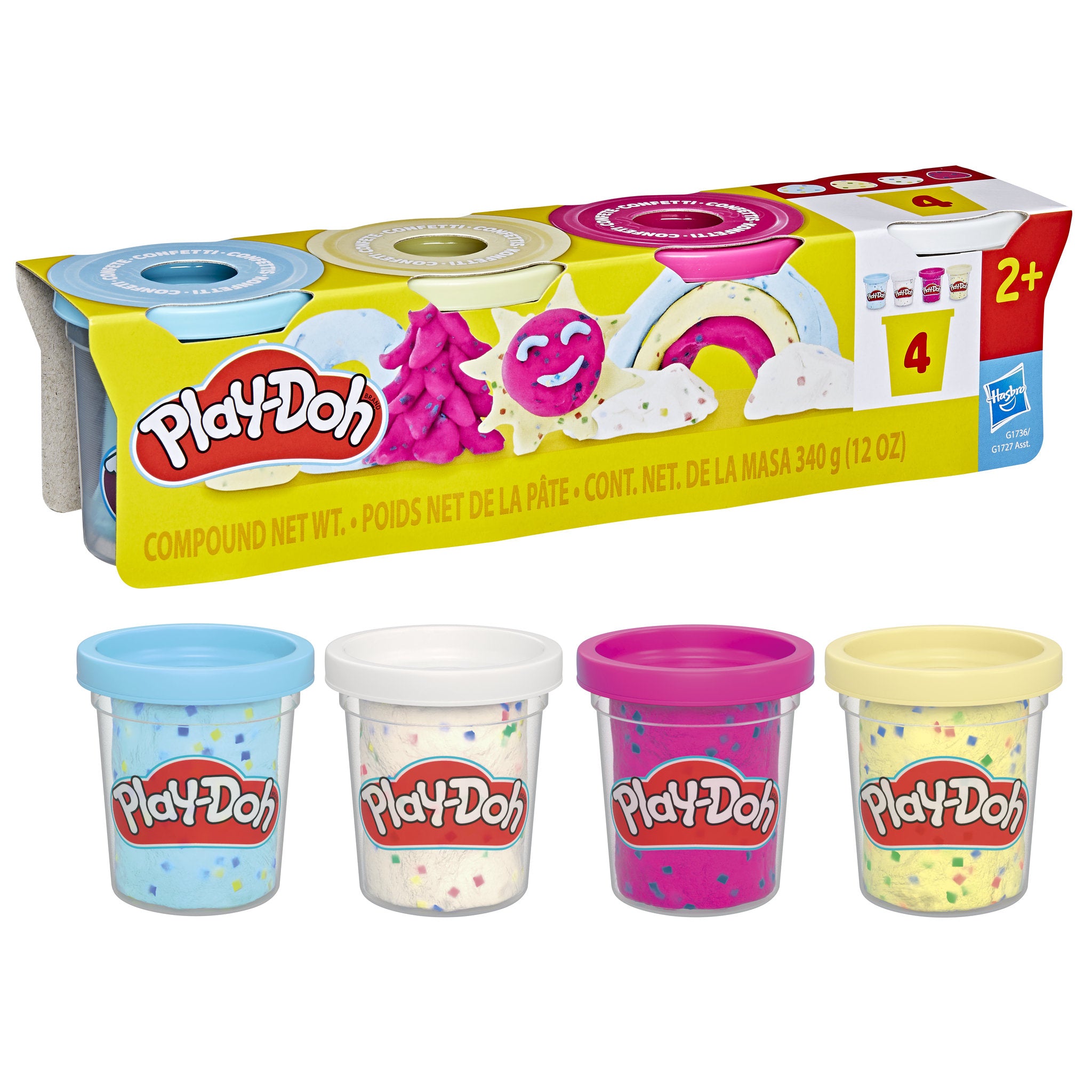 Play-Doh Specialty Compound - Confetti Fun 4 Pack